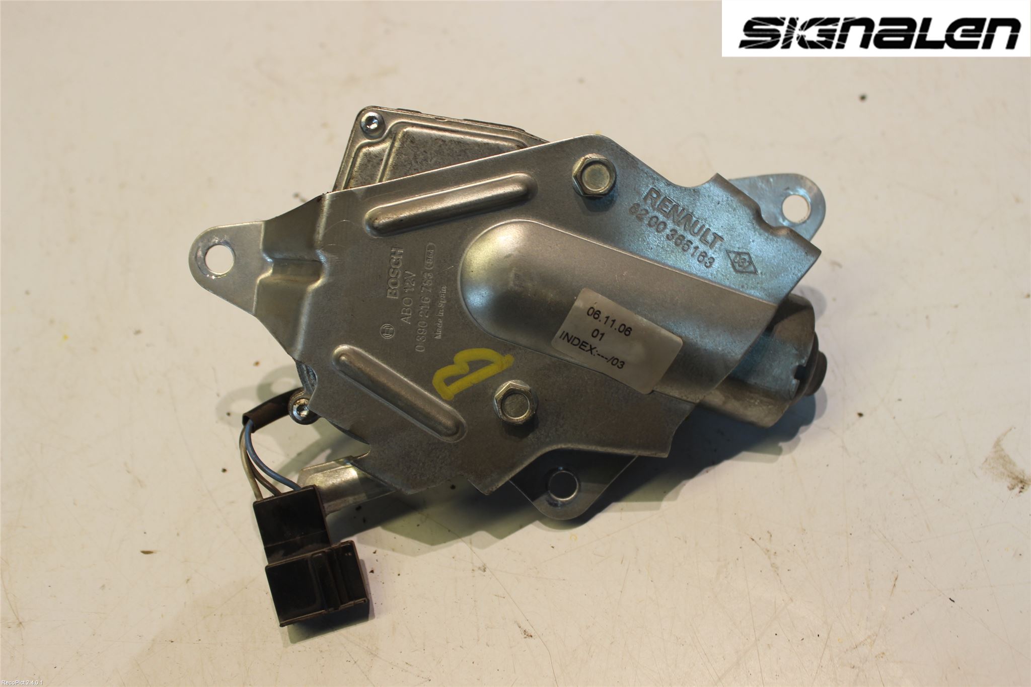 Renault KANGOO I 03-08 Torkarmotor Baklucka