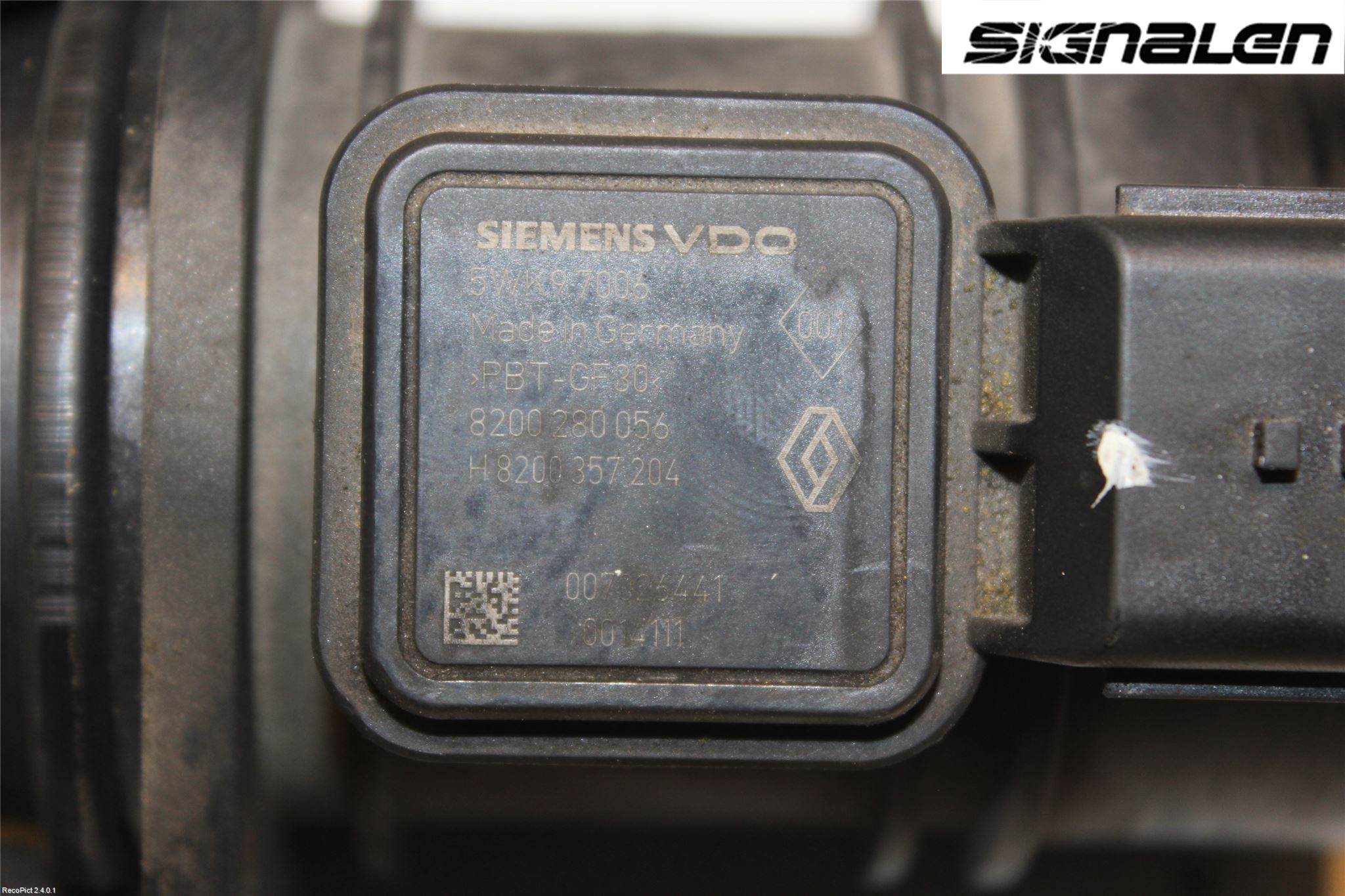 Renault KANGOO I 03-08 Injluftmassamätare