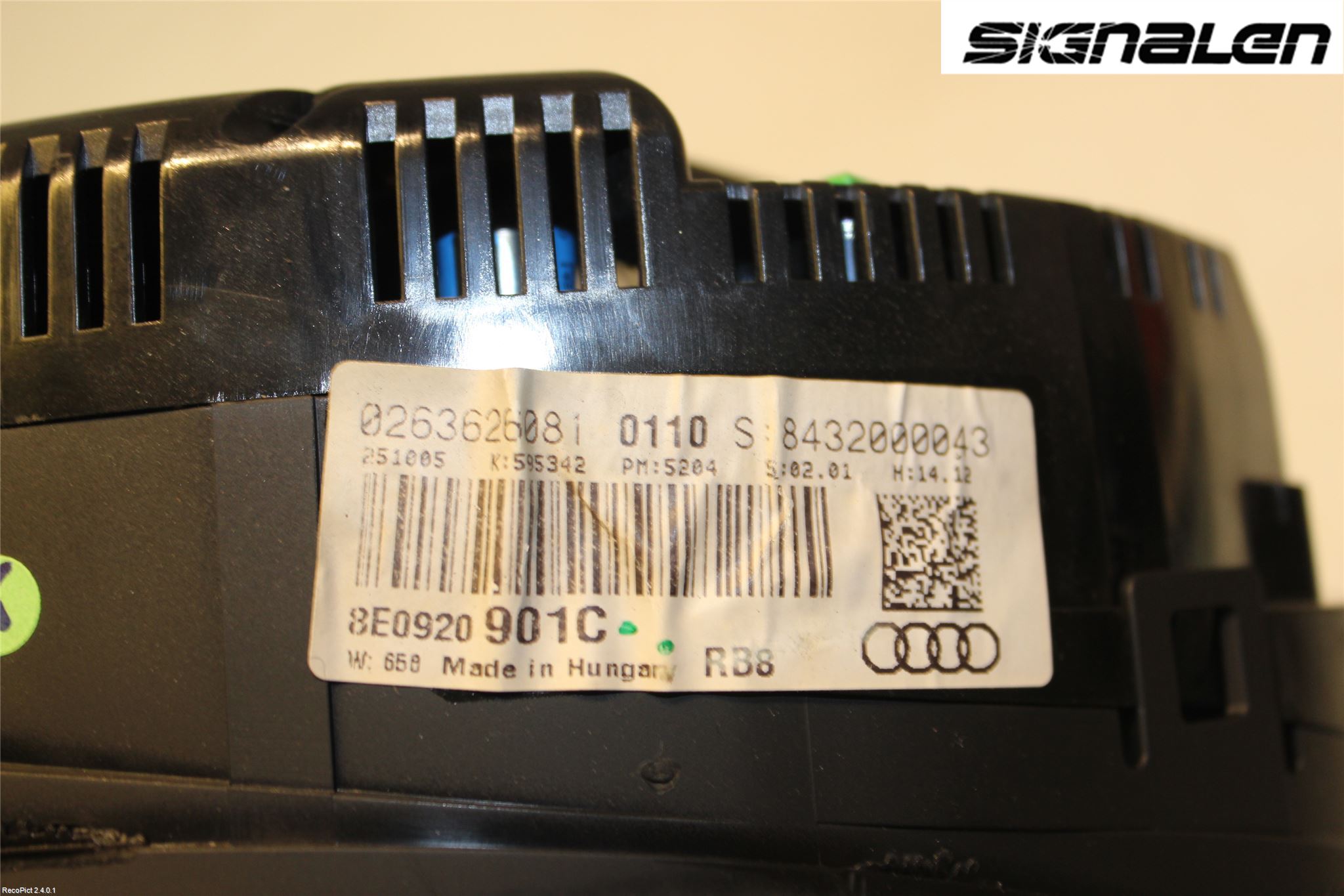 Audi A4/S4 05-07 Instrument Komb