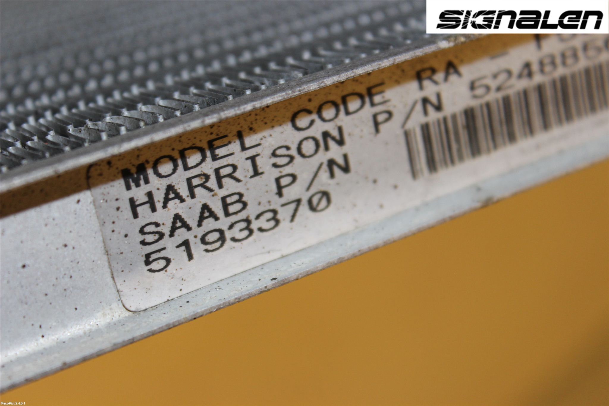 Saab 9-5     06-10 Kylare Man