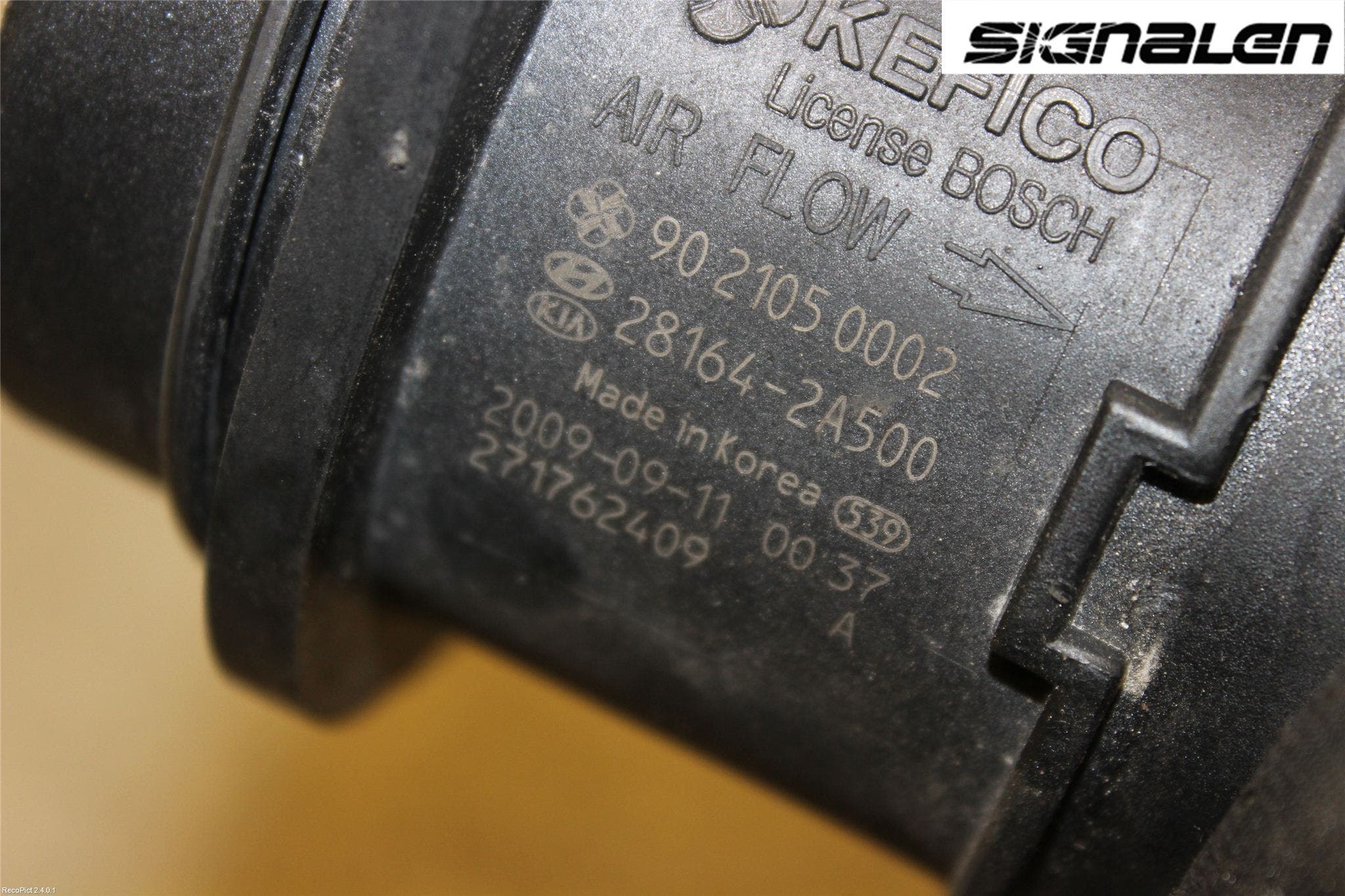 Hyundai i30 FD 07-12 Injluftmassamätare