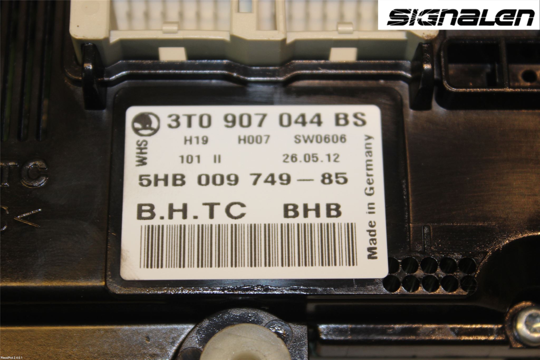 Skoda SUPERB 09-15 Ac Styrenhet Ac Manöveren