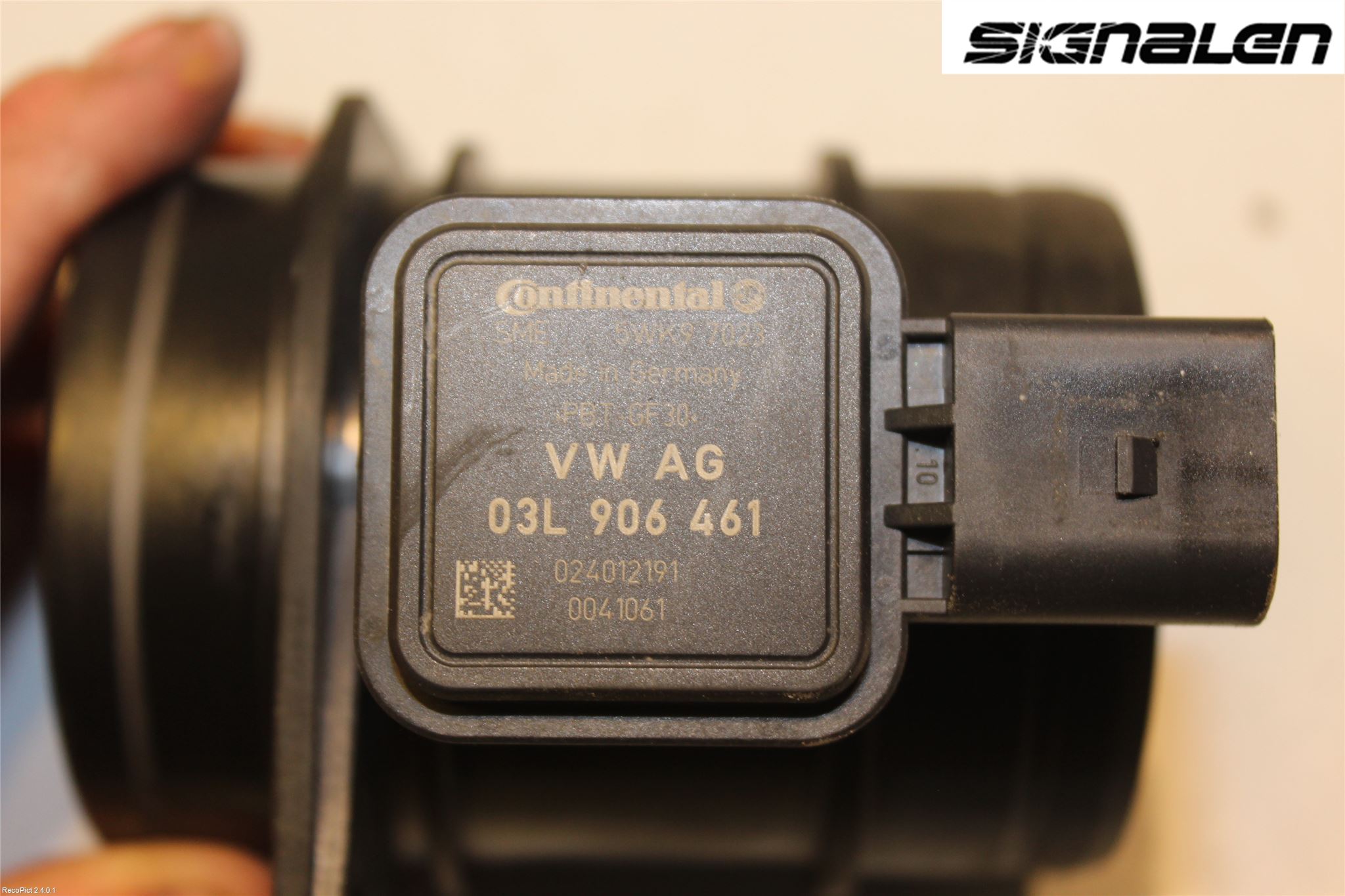 Skoda SUPERB 09-15 Injluftmassamätare