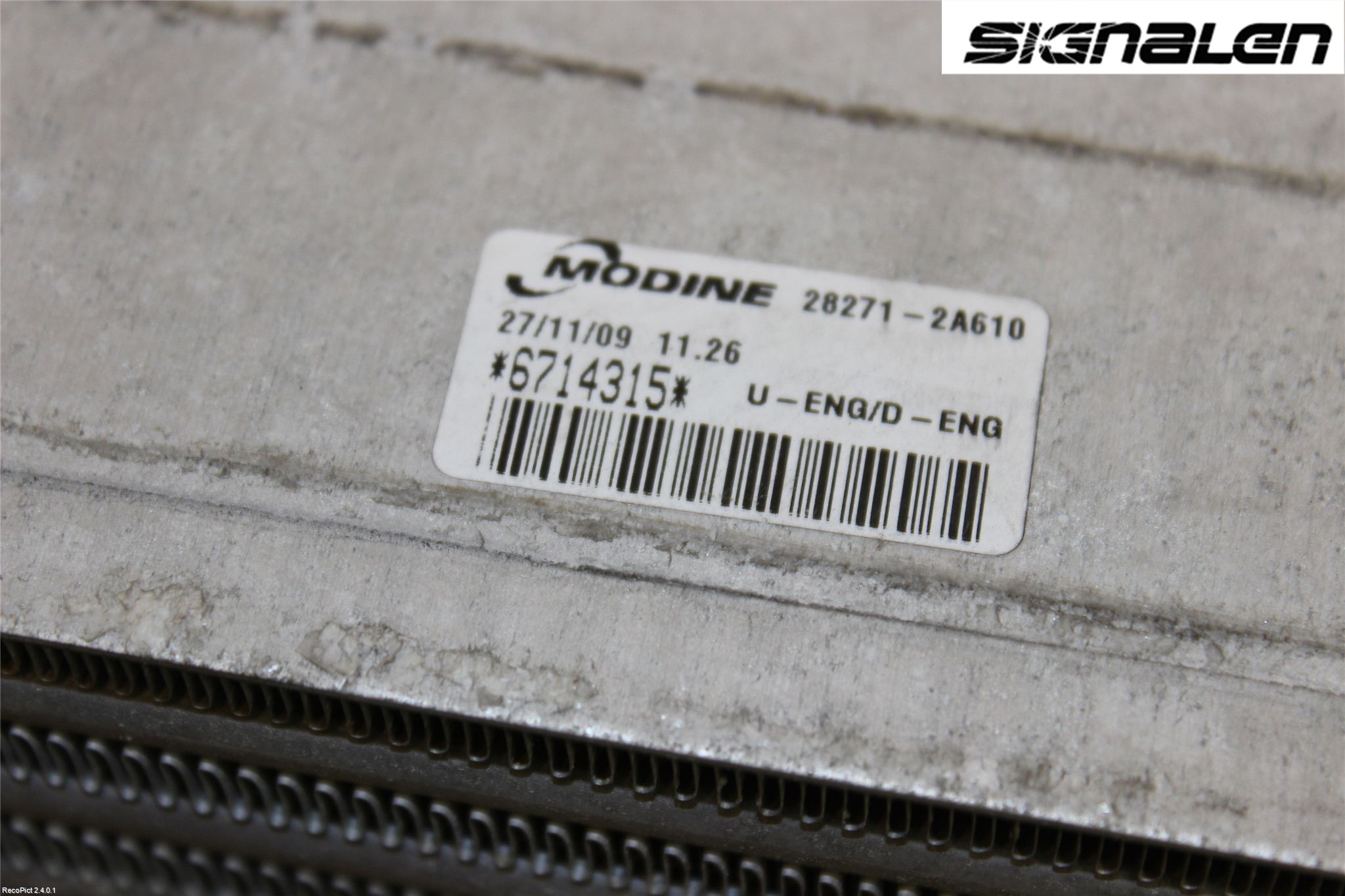 Hyundai i30 FD 07-12 Laddluft-Intercooler Kyl