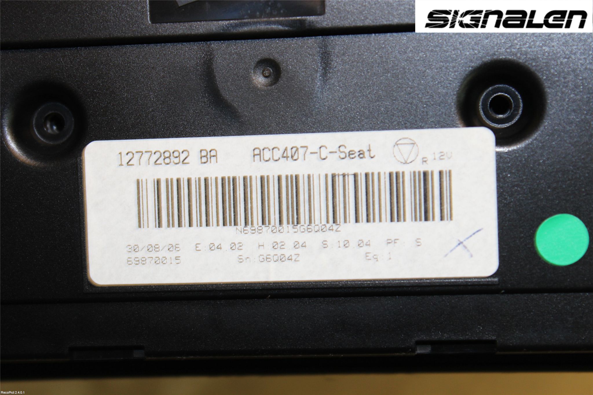 Saab 9-3 VER 2 Ac Styrenhet Ac Manöveren