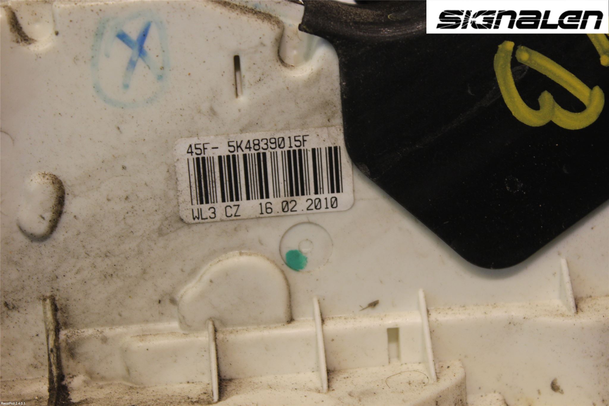 Volkswagen VW POLO 10-17 Låskista-Dörrlås