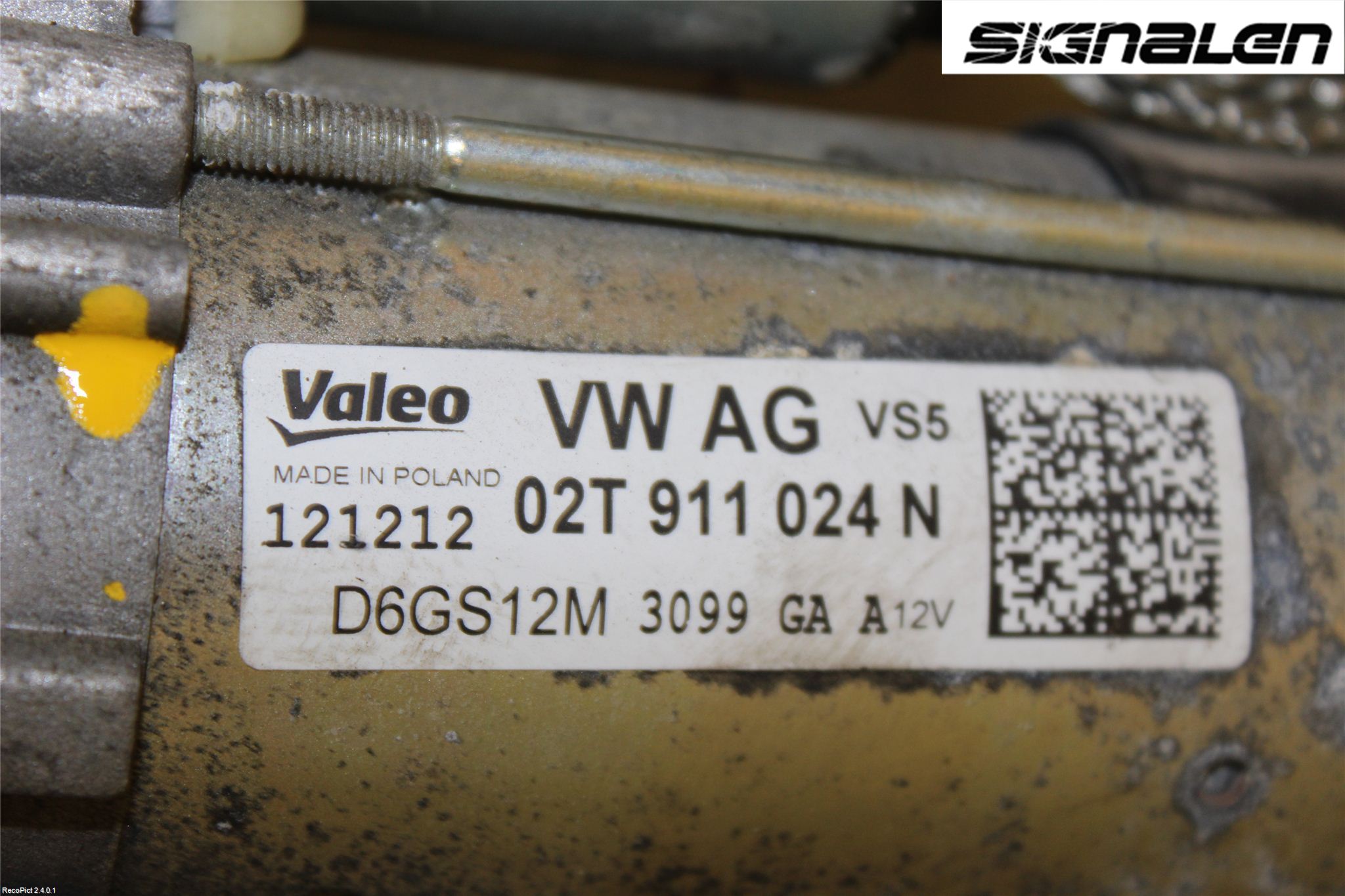 Skoda FABIA 07-14 Startmotor