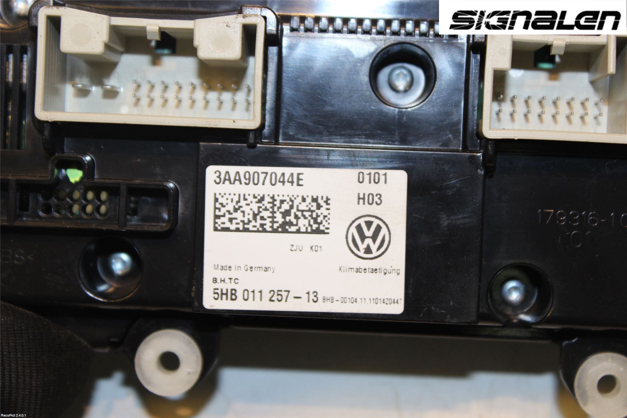 Volkswagen VW PASSAT 11-14 Ac Styrenhet Ac Manöveren