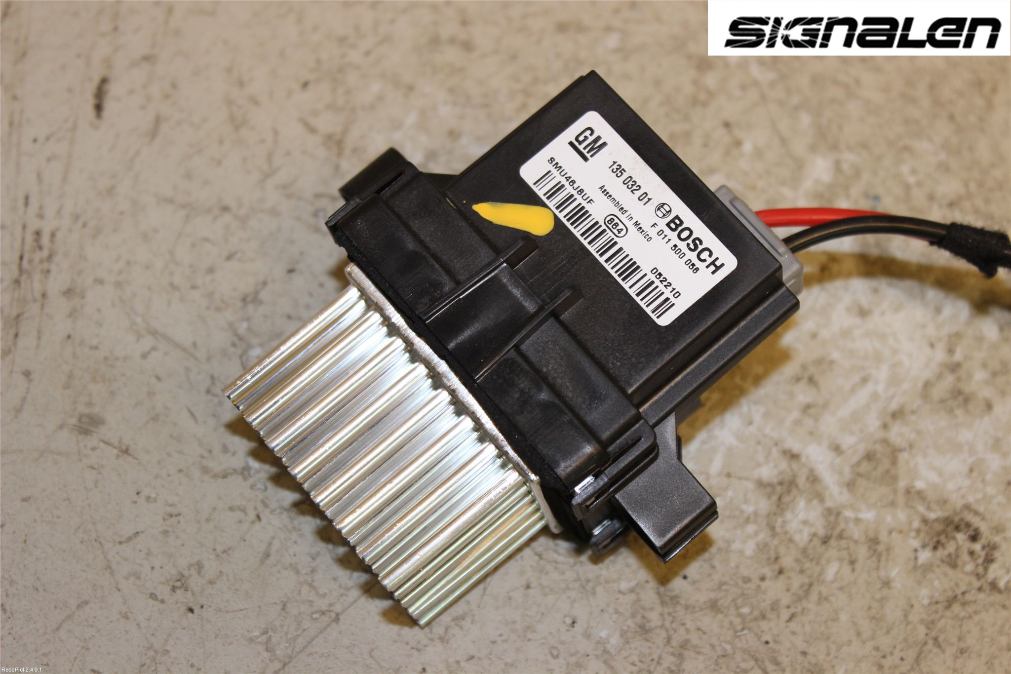 Saab 9-5 10-12 Värmefläktsmotstånd