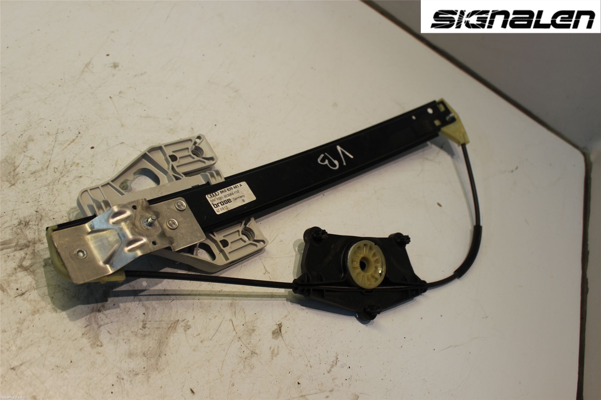 Audi A4 12-15 Fönsterhissmekanism