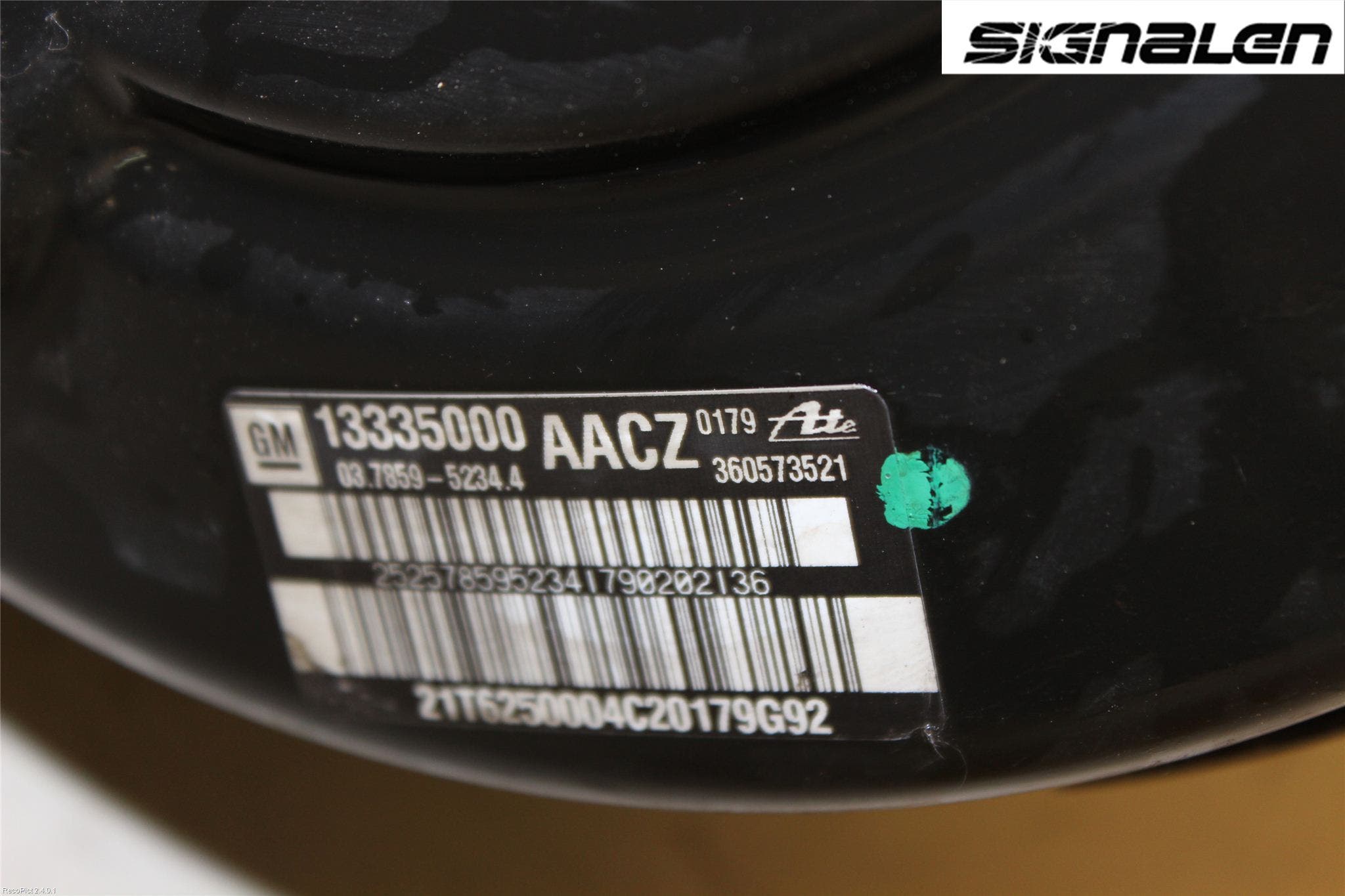 Saab 9-5 10-12 Bromsservo