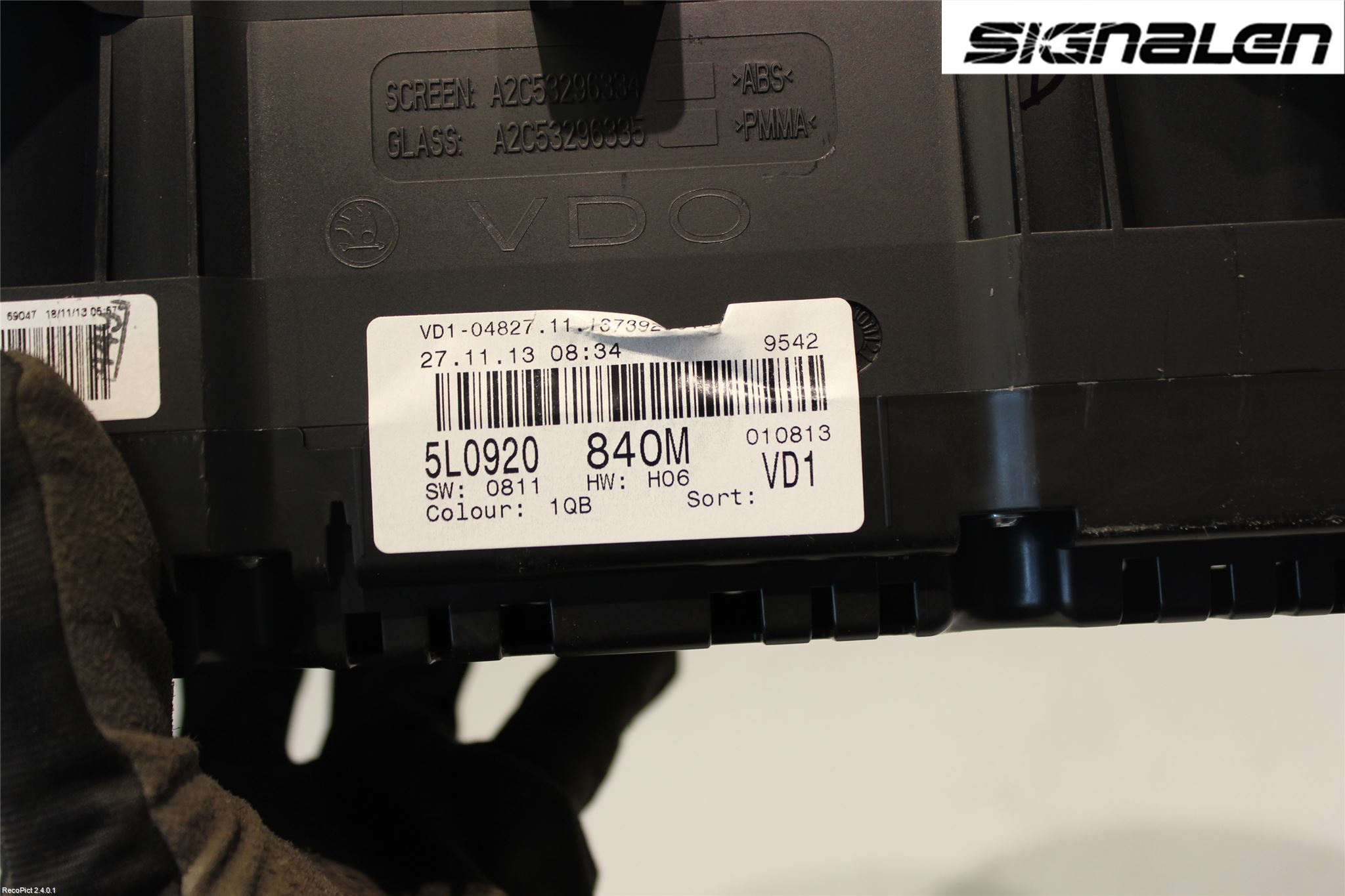 Skoda YETI Instrument Komb