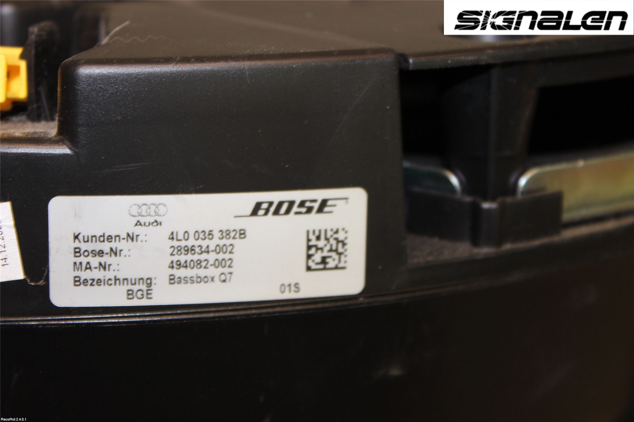 Audi Q7/SQ7 Högtalare