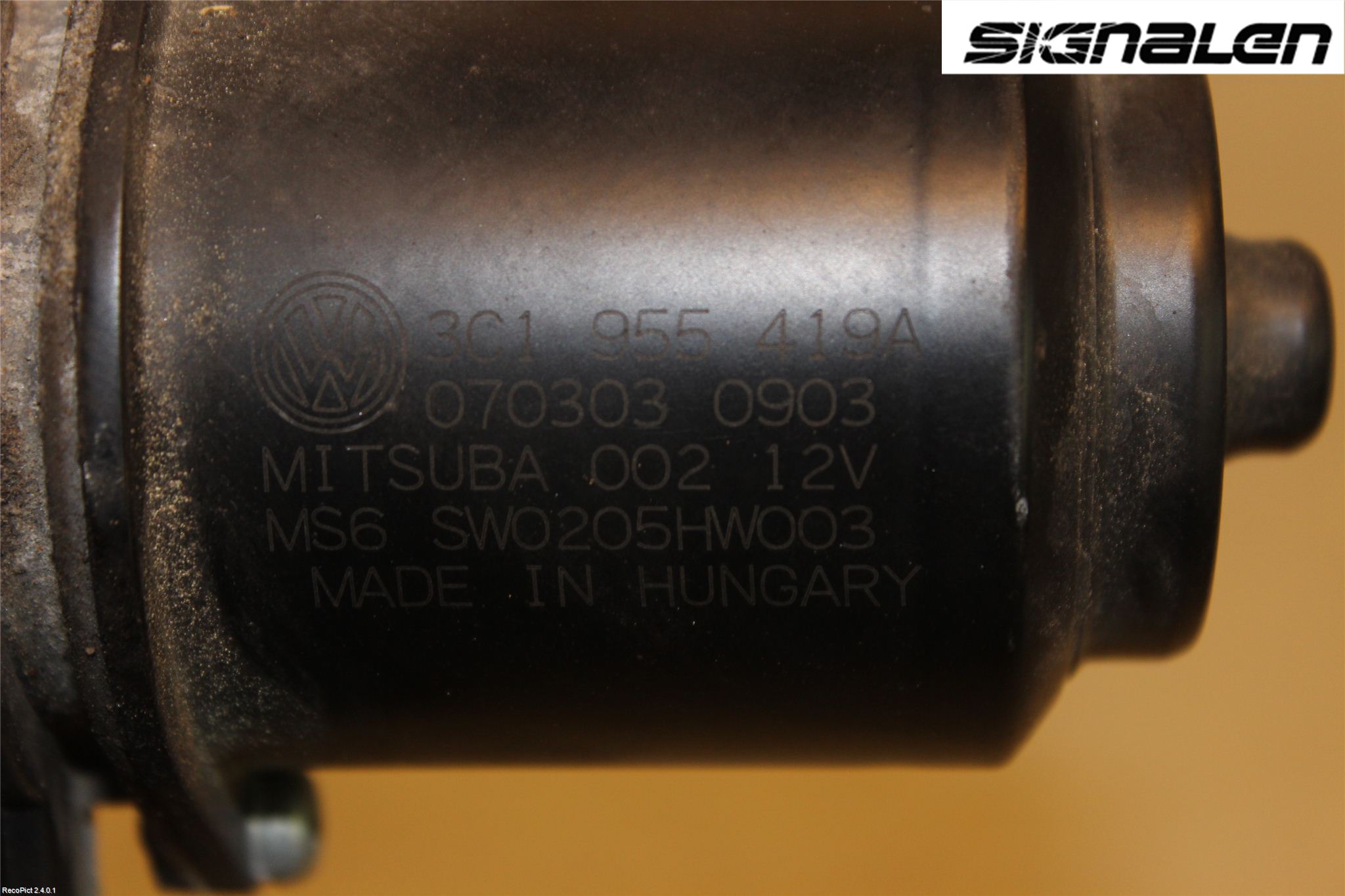 Volkswagen VW PASSAT 05-11 Torkarmotor Vindruta