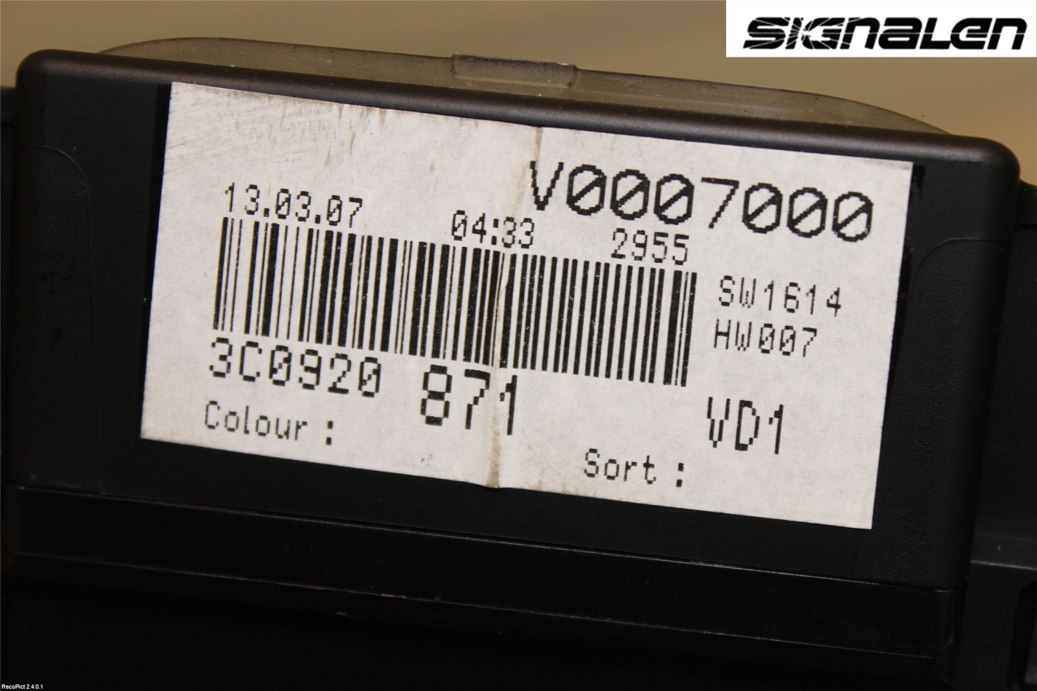 Volkswagen VW PASSAT 05-11 Instrument Komb