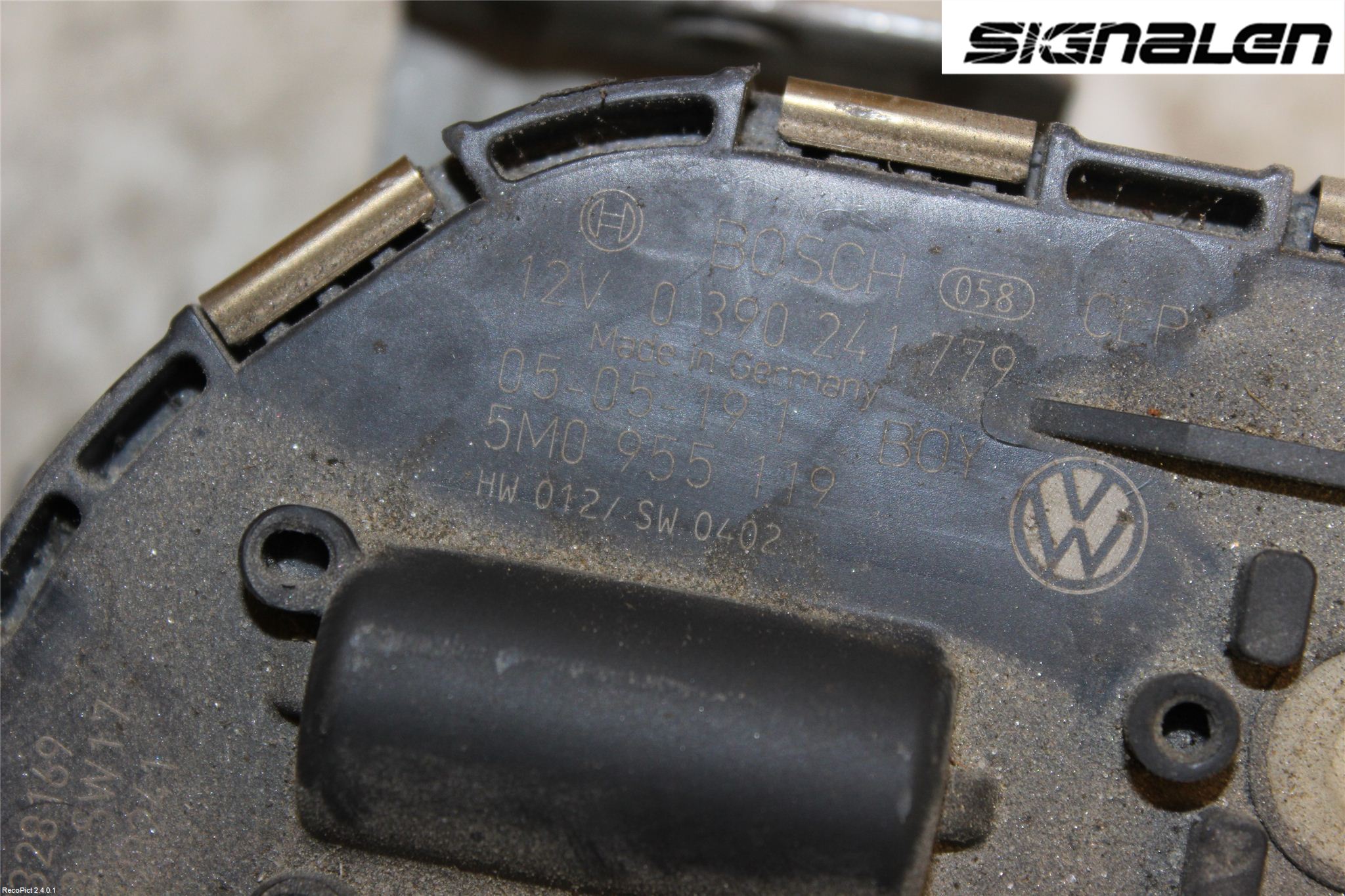 Volkswagen VW GOLF PLUS/CROSS GOLF 04-14 Torkarmotor Vindruta