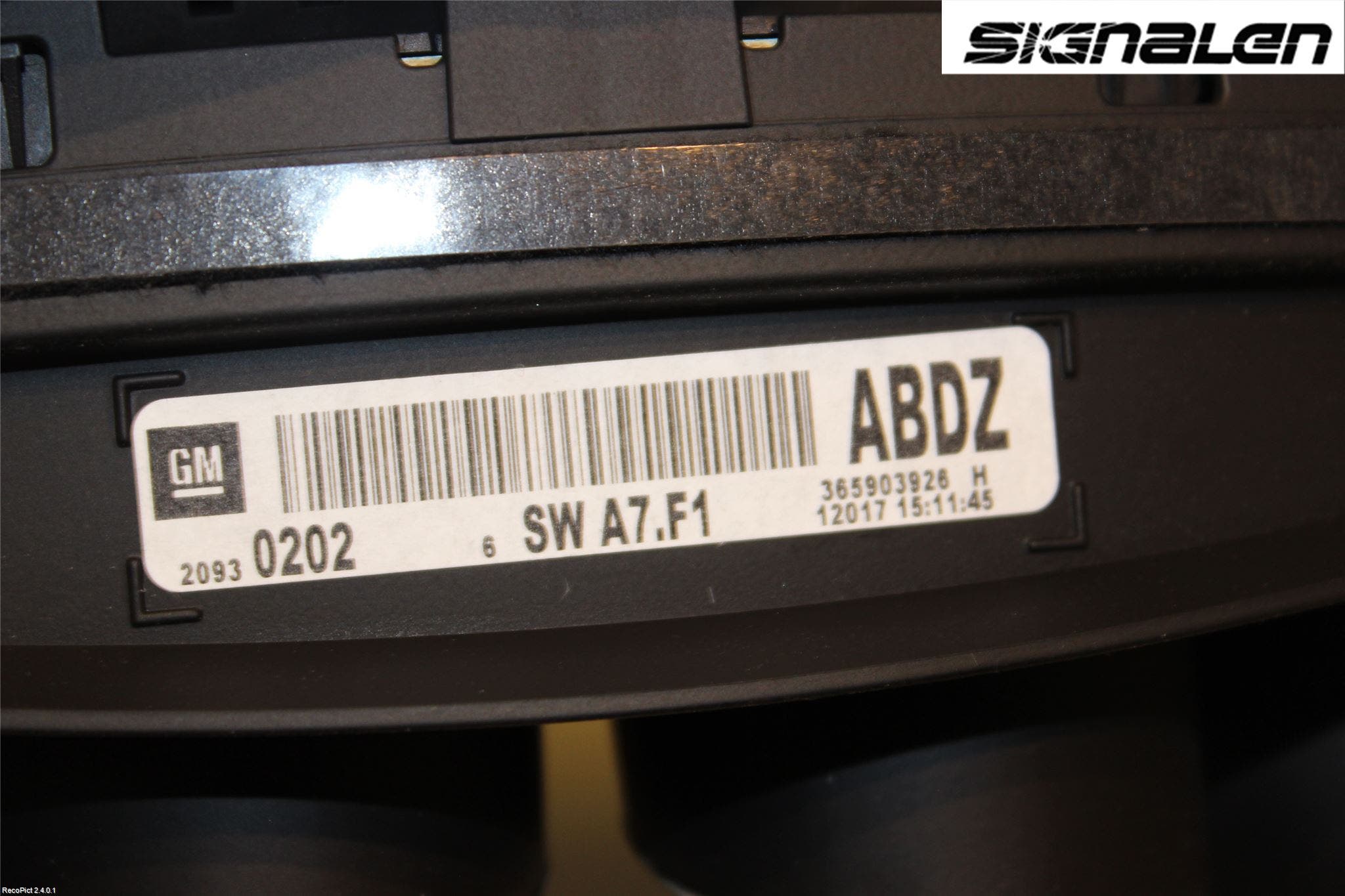 Opel INSIGNIA 09-16 Instrument Komb