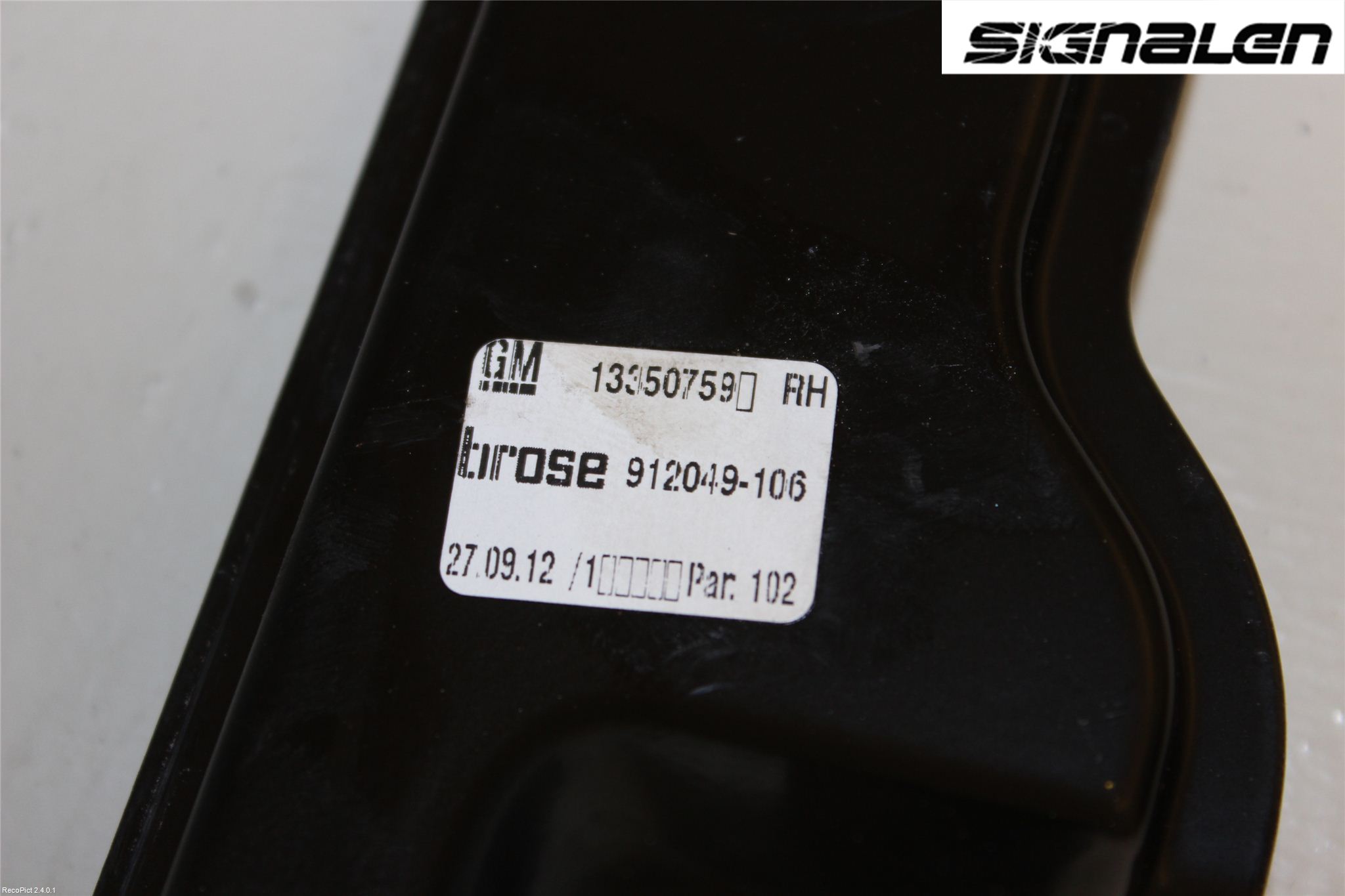 Opel ASTRA J 10-15 Fönsterhissmekanism