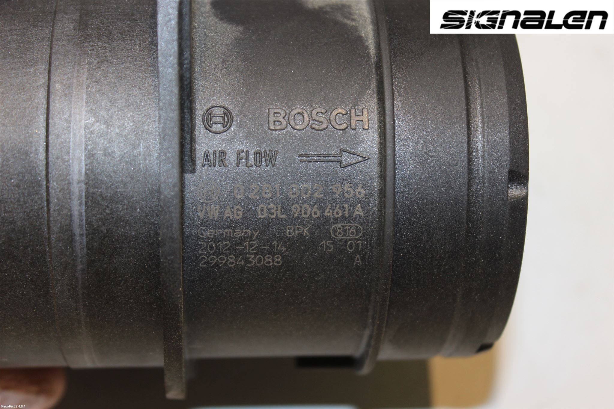 Volkswagen VW PASSAT 11-14 Injluftmassamätare