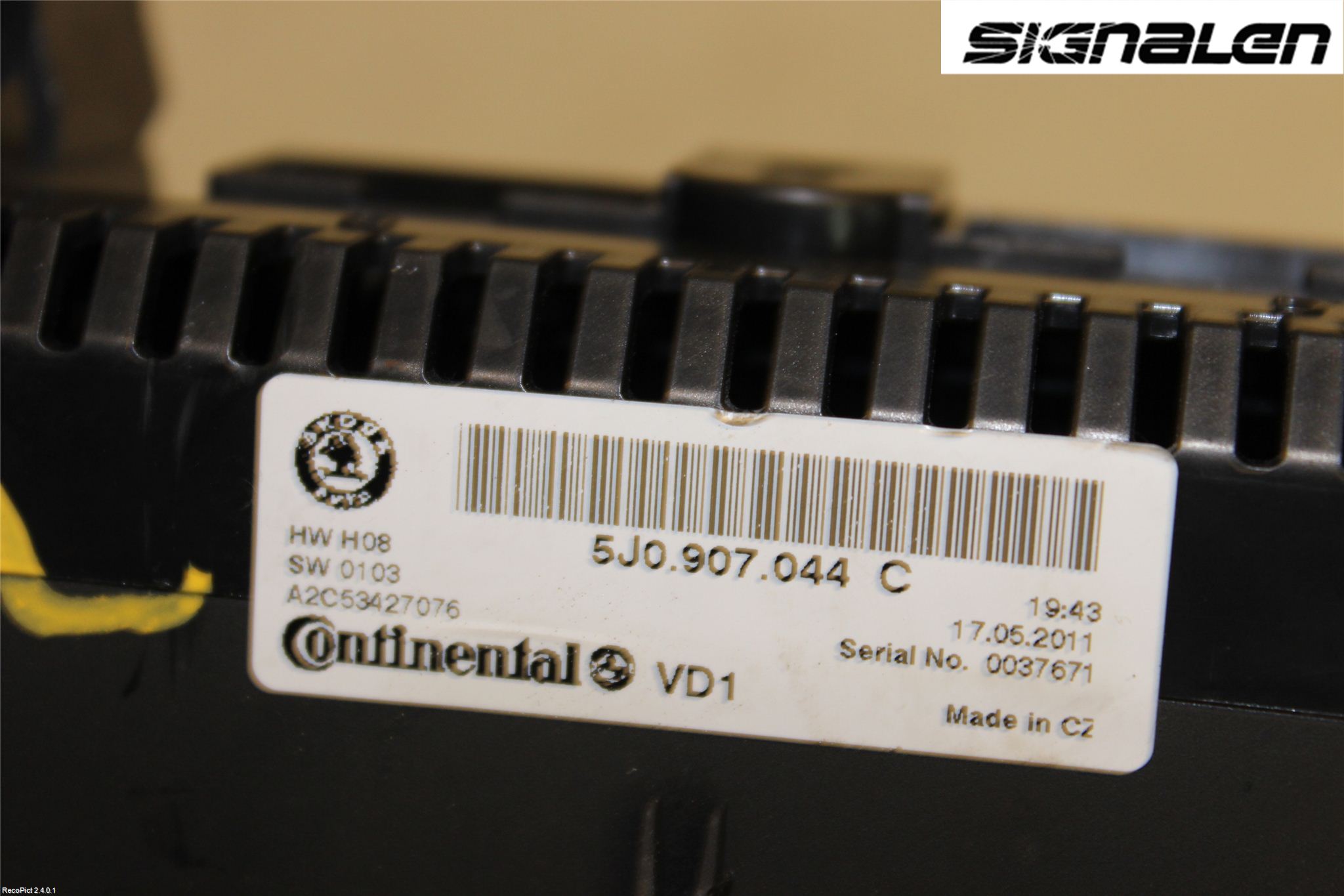 Skoda FABIA 07-14 Ac Styrenhet Ac Manöveren