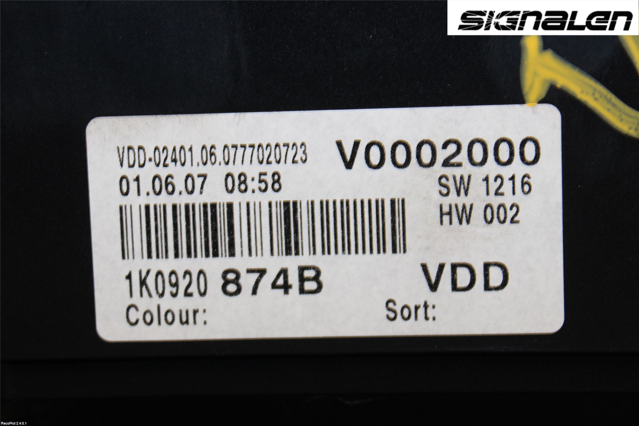 Volkswagen VW GOLF V 04-09 Instrument Komb