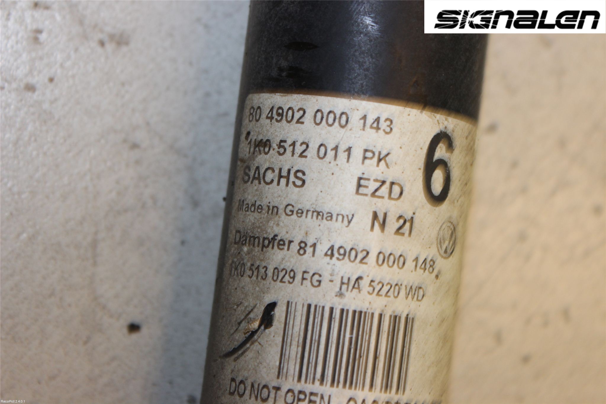 Volkswagen VW GOLF V 04-09 Stötdämpare Bak