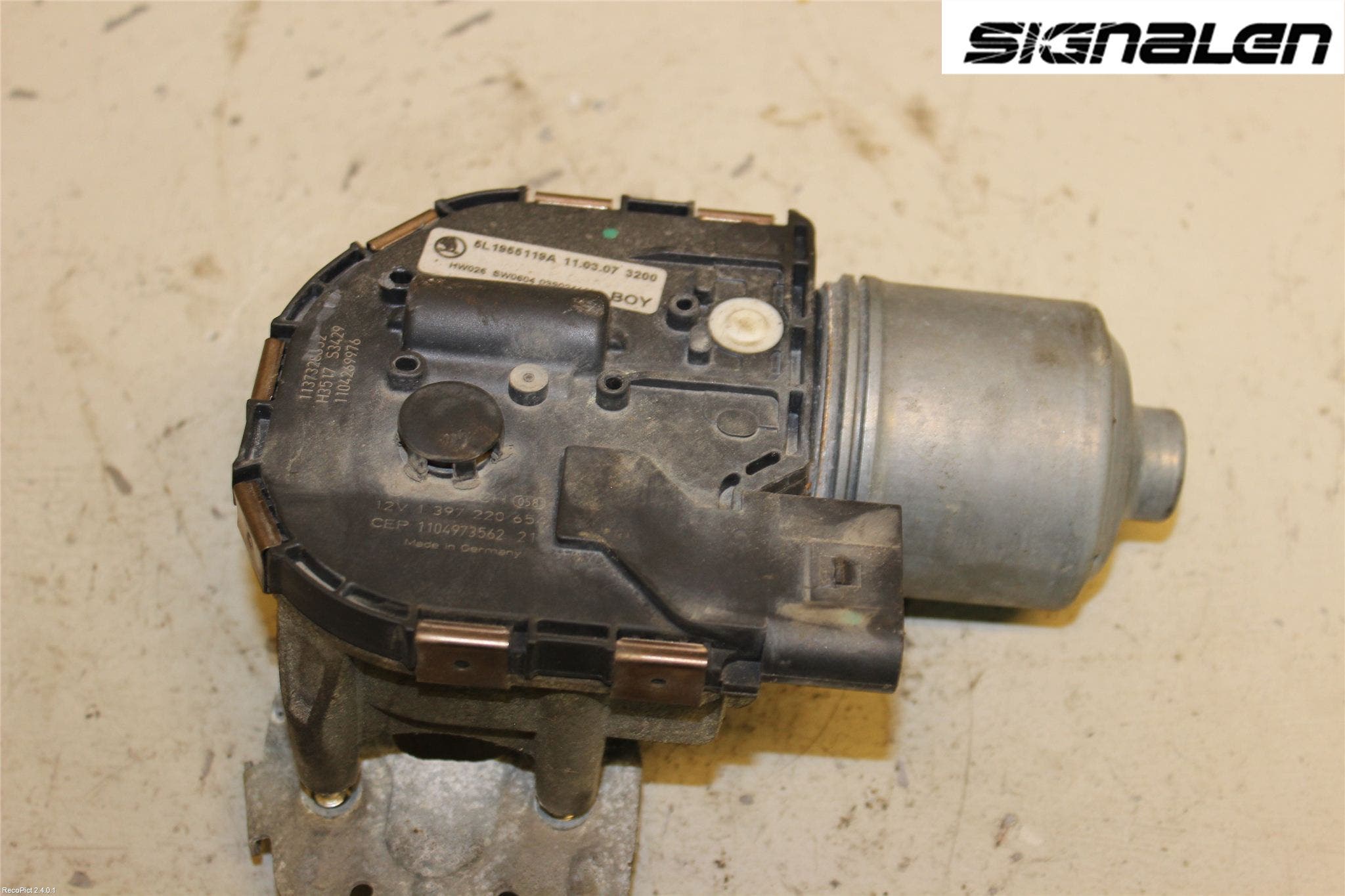 Skoda YETI Torkarmotor Vindruta