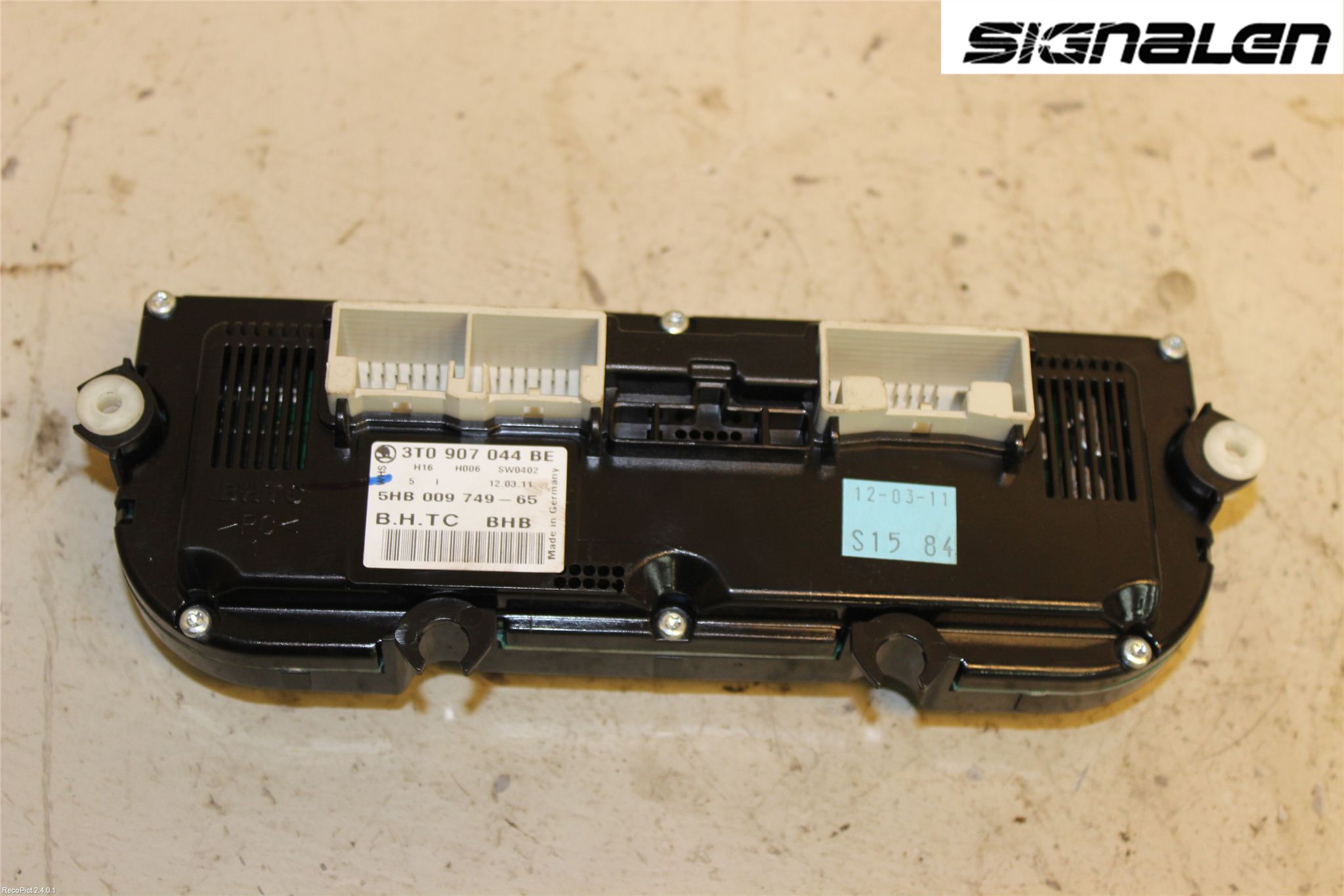 Skoda YETI Ac Styrenhet Ac Manöveren