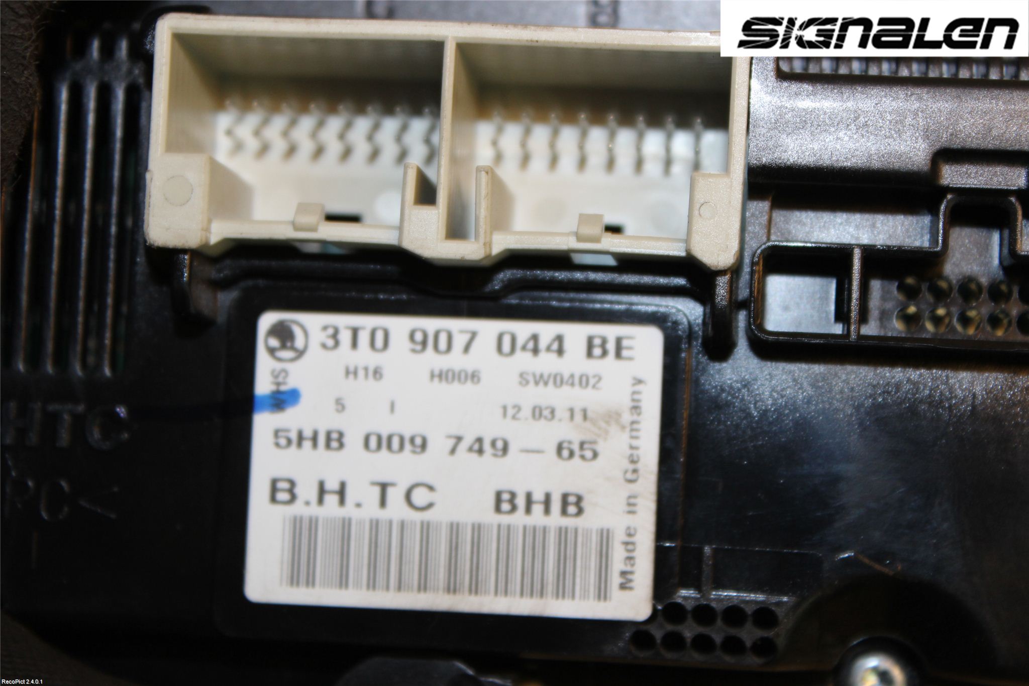 Skoda YETI Ac Styrenhet Ac Manöveren