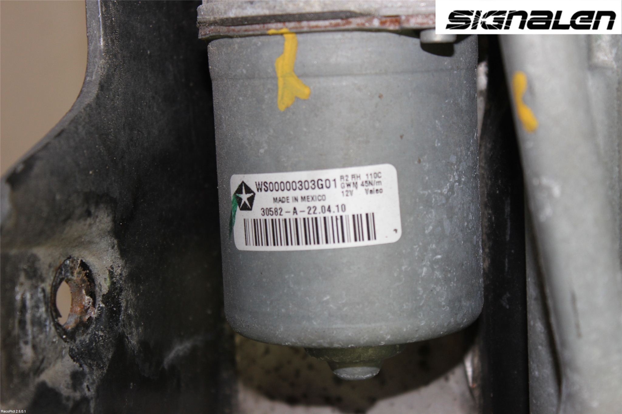Chrysler CHR VOYAGER     04-07 Torkarmotor Vindruta