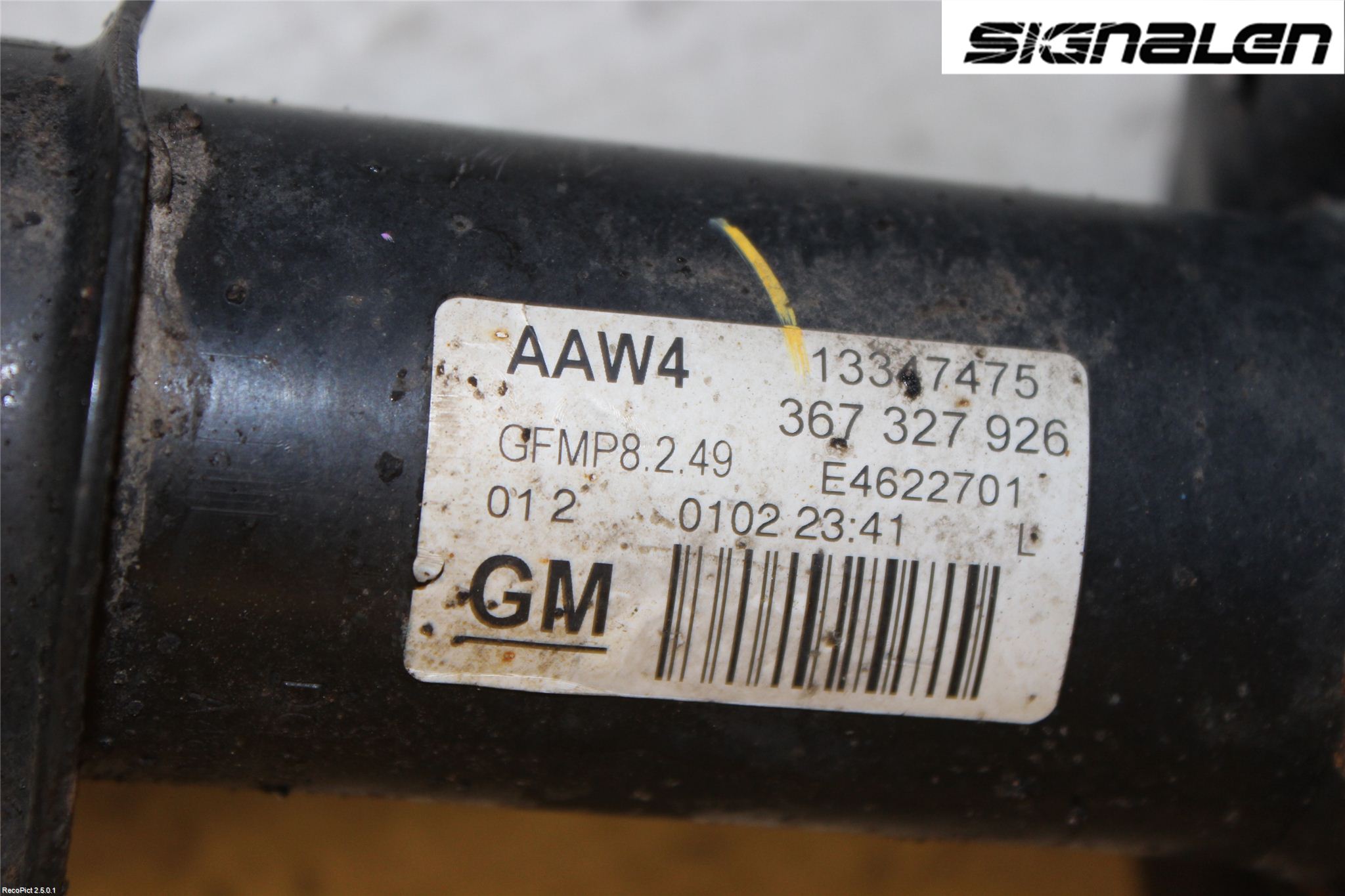 Opel INSIGNIA 09-16 Fjäderben Fram Vänster