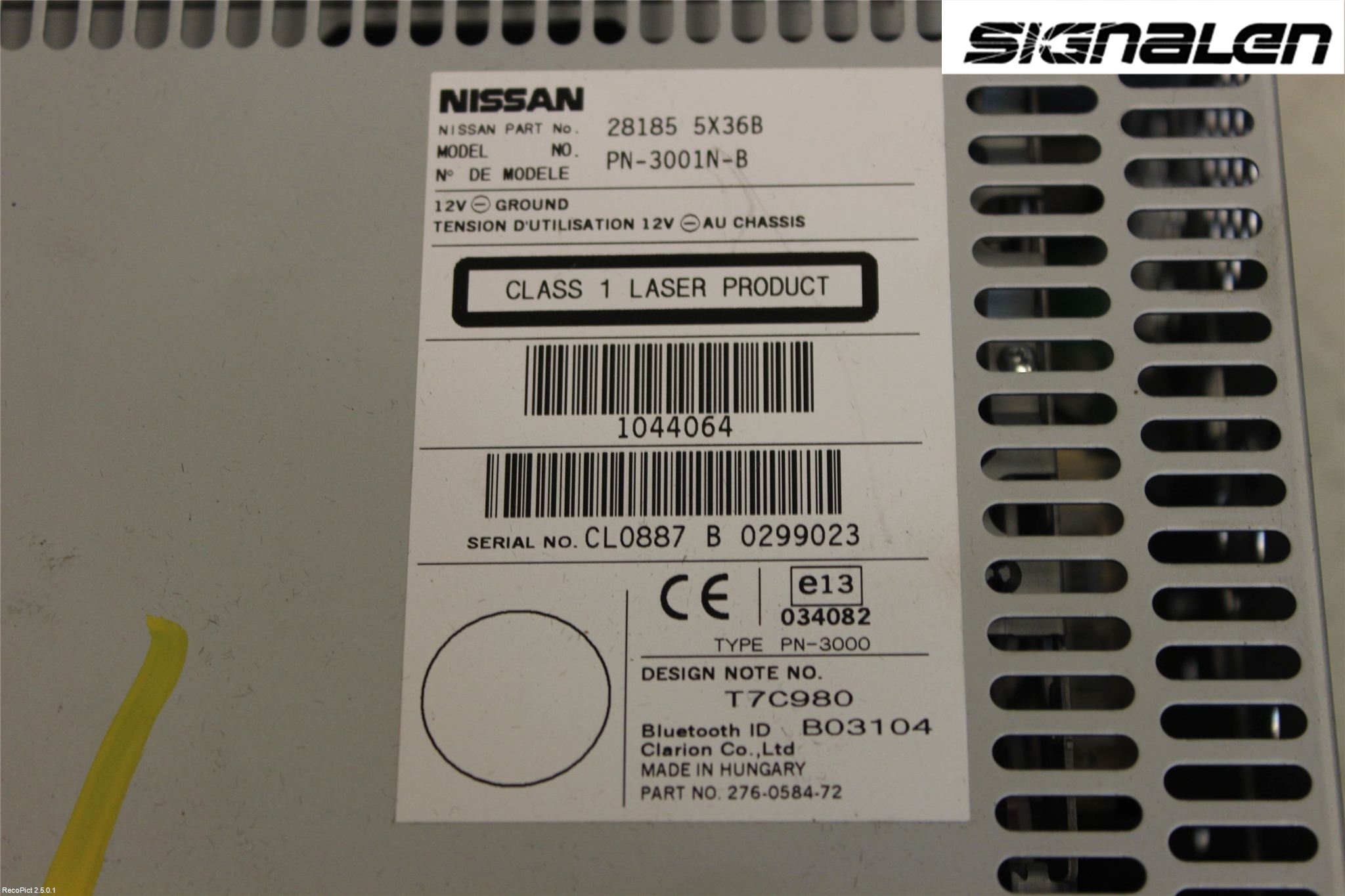 Nissan NAVARA 05-16 Radio