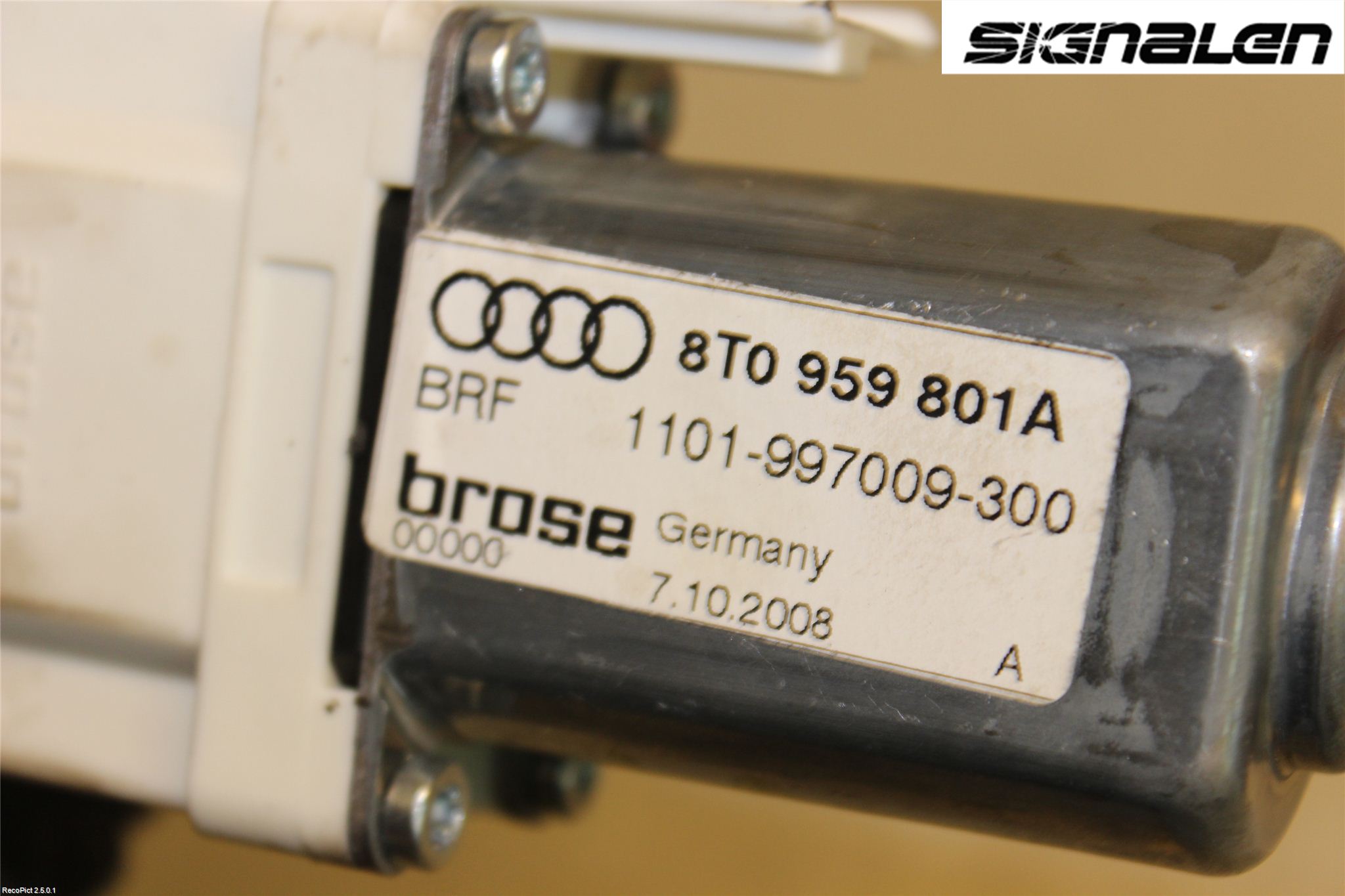 Audi A5 07-16 Fönsterhissmotor