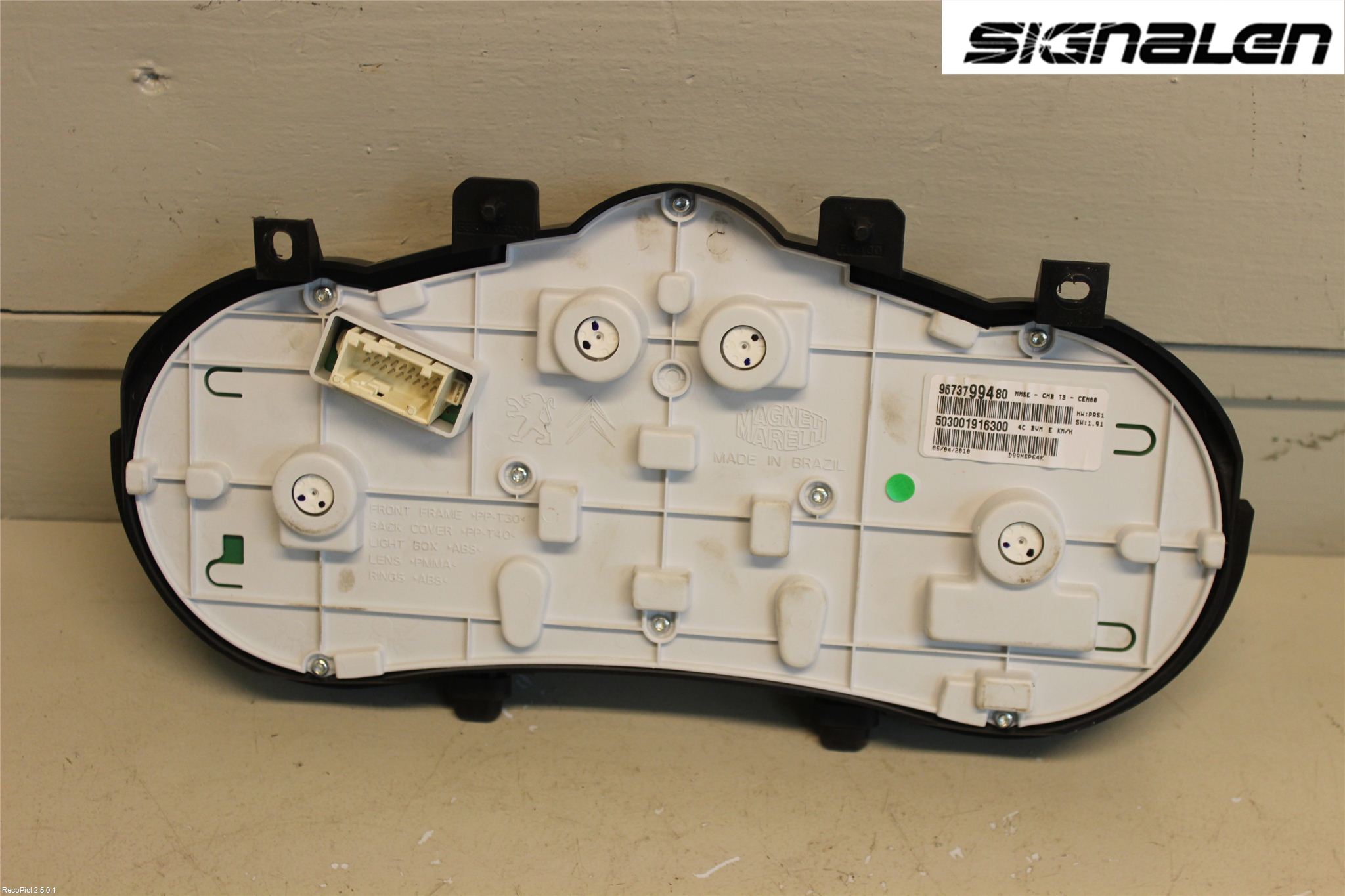 Peugeot 206 98-09 Instrument Komb