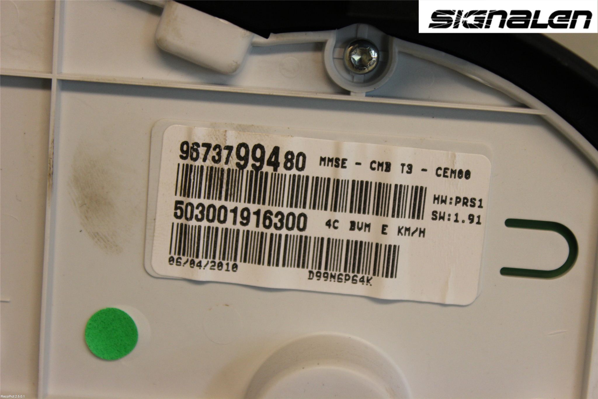 Peugeot 206 98-09 Instrument Komb