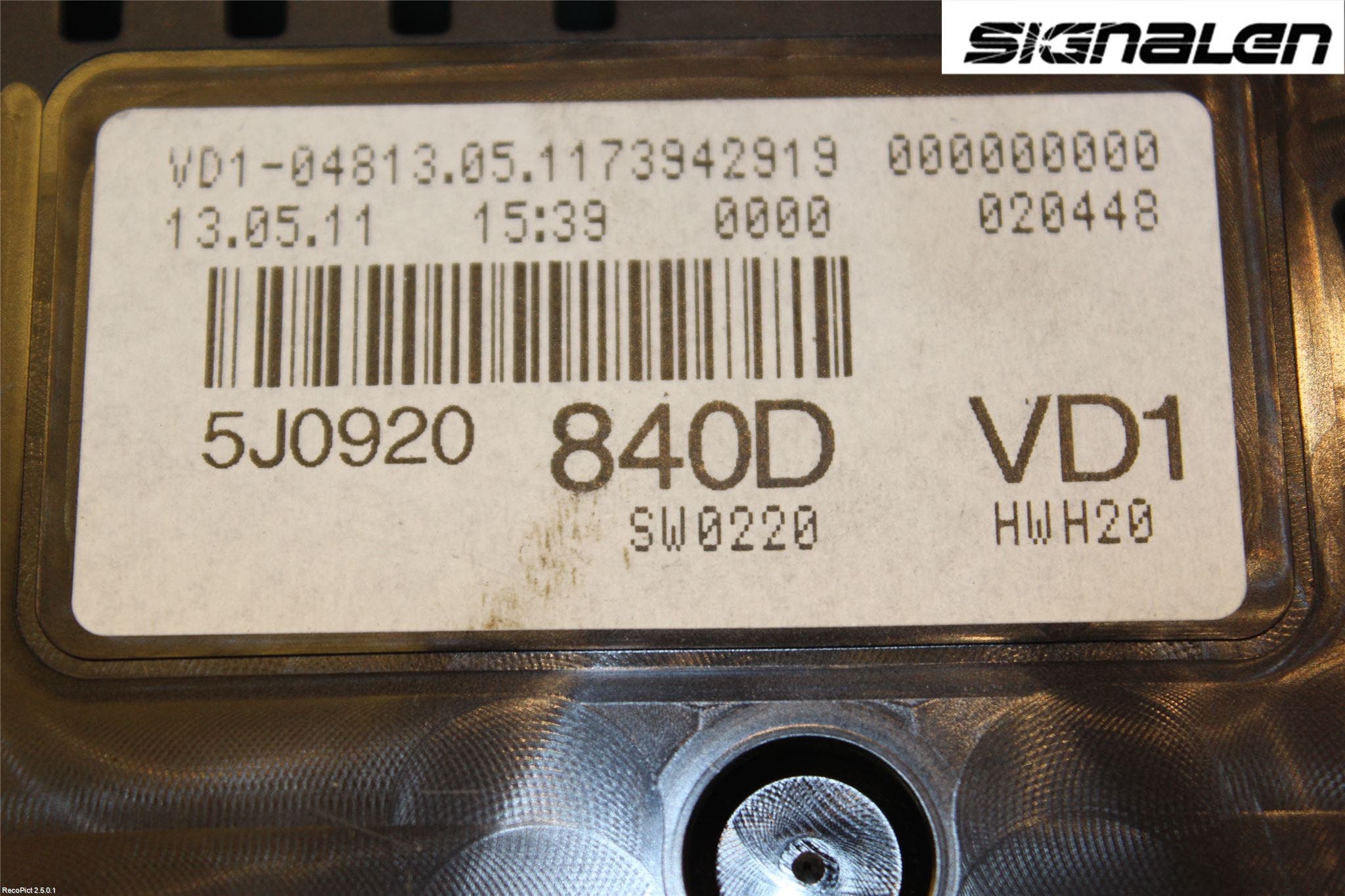 Skoda FABIA 07-14 Instrument Komb