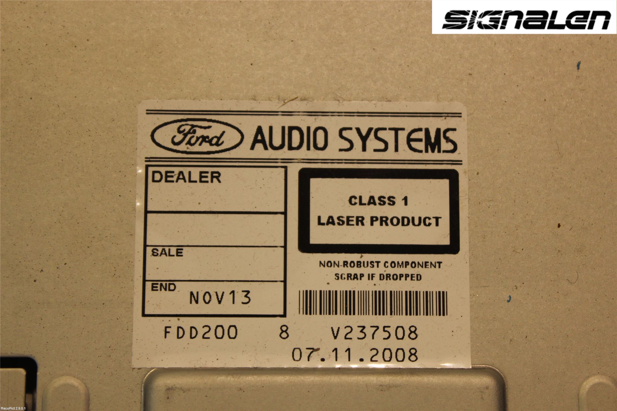 Ford FOCUS 08-11 Cd Radio - Multimediapanel