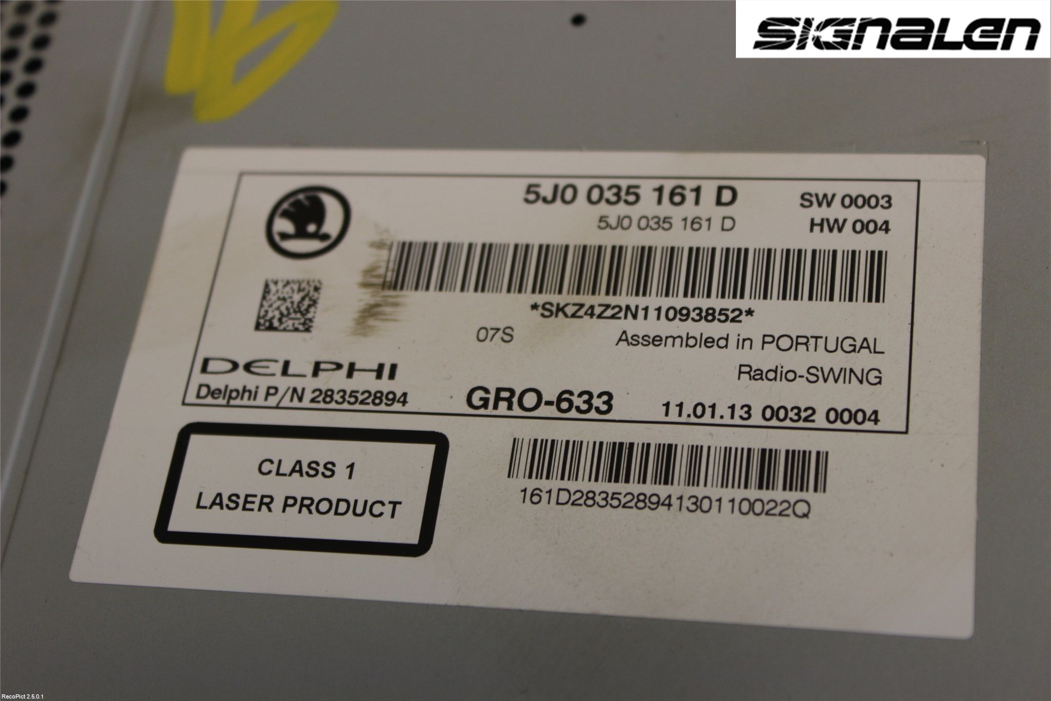 Skoda FABIA 07-14 Radio