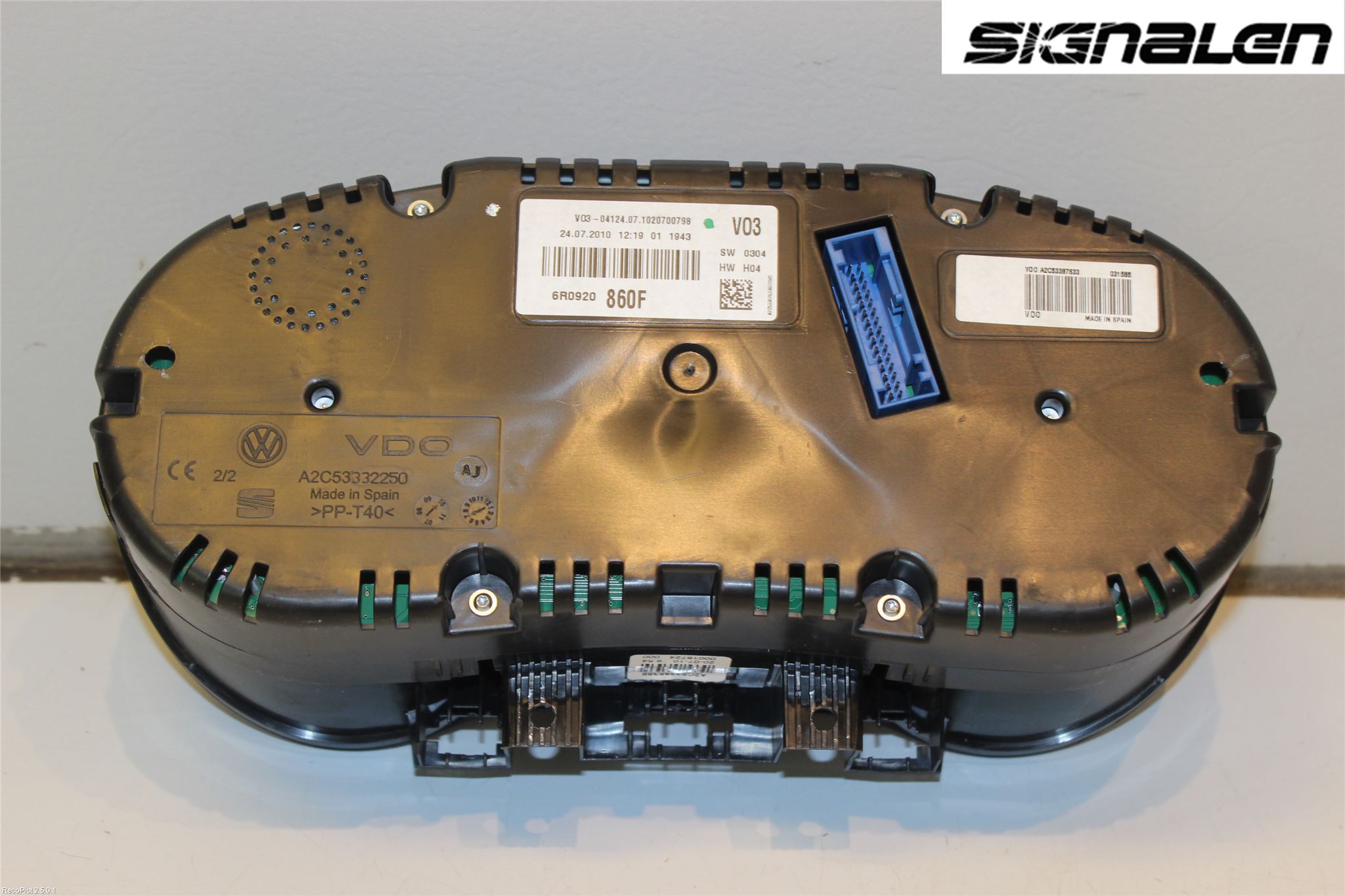 Volkswagen VW POLO 10-17 Instrument Komb