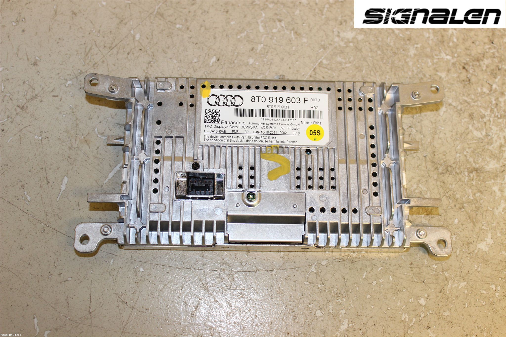 Audi A4 12-15 Multifunktionsdisplay