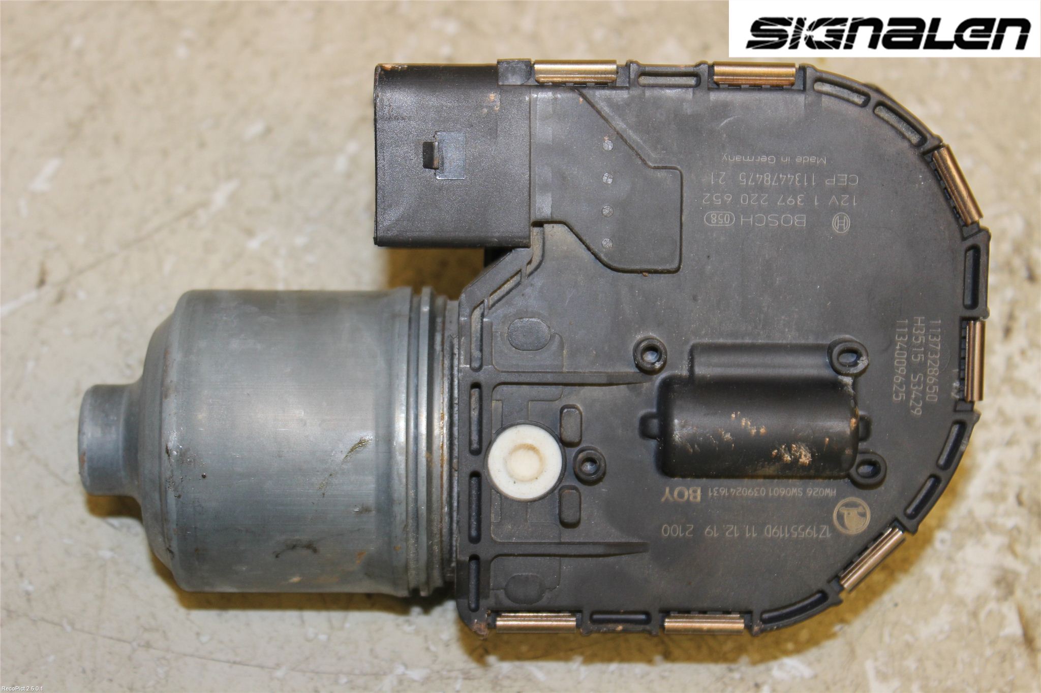 Skoda OCTAVIA (1Z) 05-13 Torkarmotor Vindruta