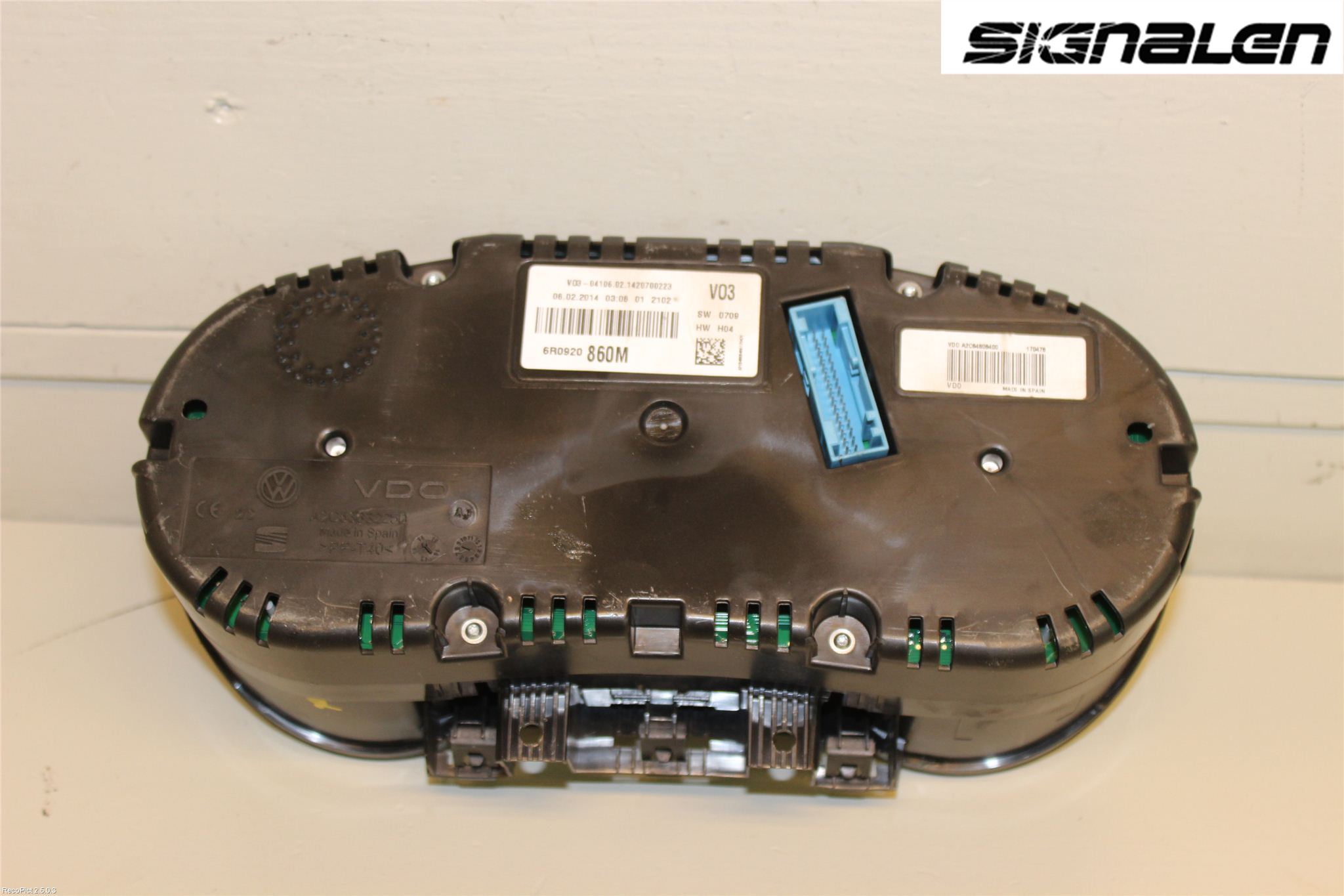 Volkswagen VW POLO 10-17 Instrument Komb