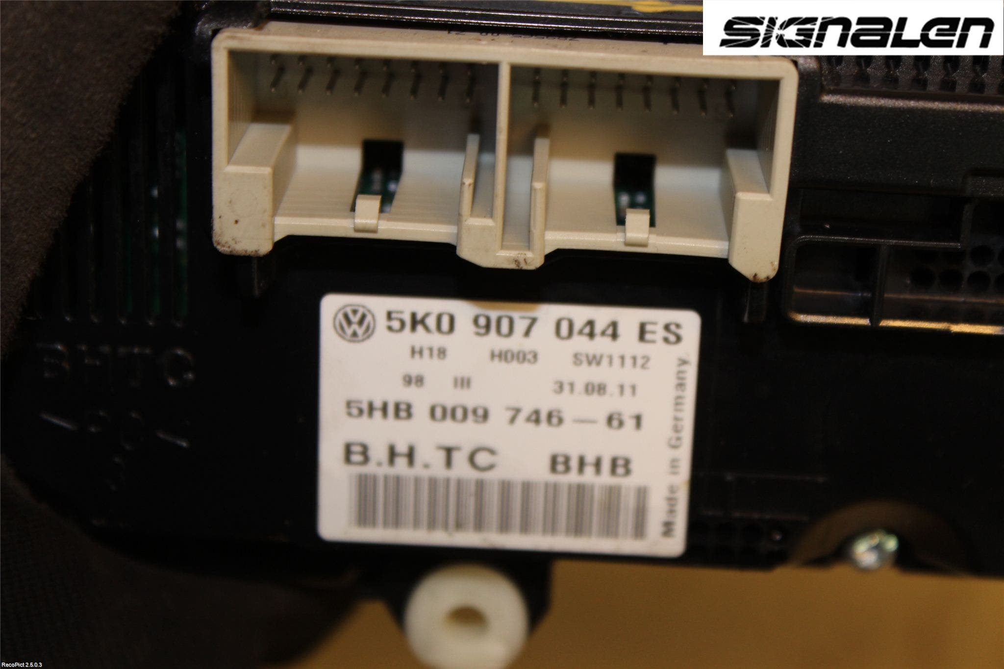 Volkswagen VW PASSAT 11-14 Ac Styrenhet Ac Manöveren