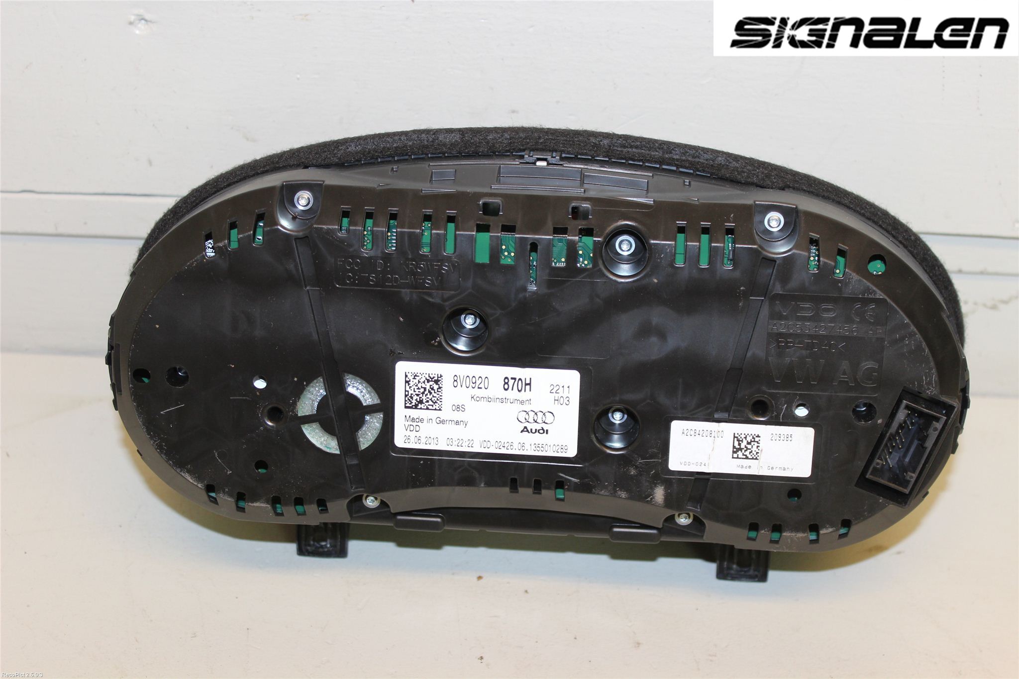 Audi A3/S3 8V 13-20 Instrument Komb