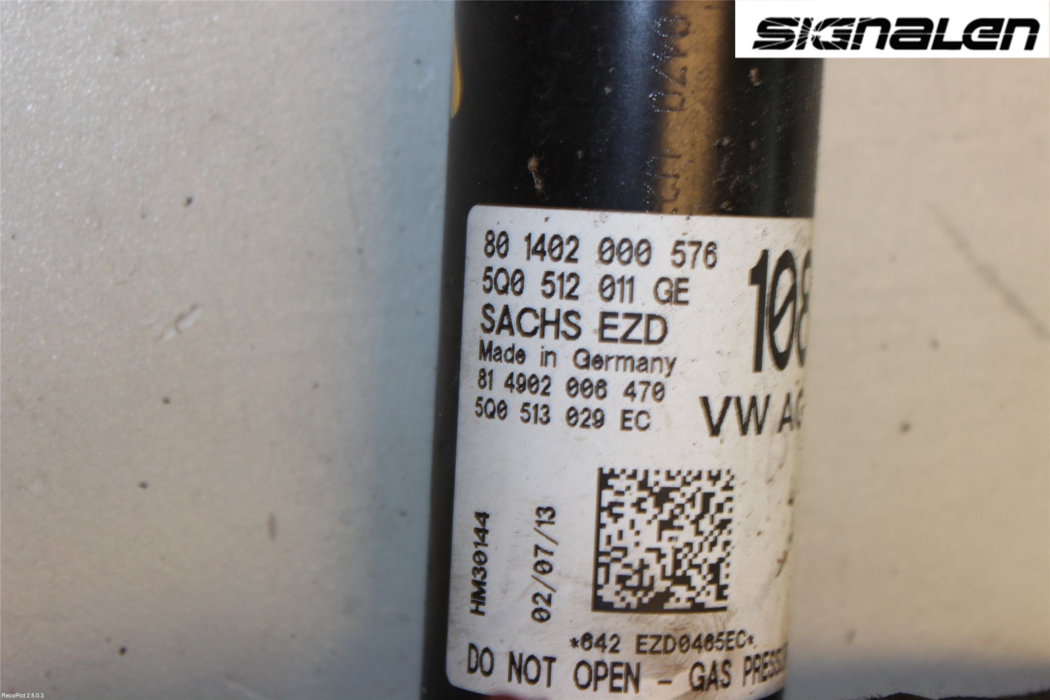 Audi A3/S3 8V 13-20 Stötdämpare Bak