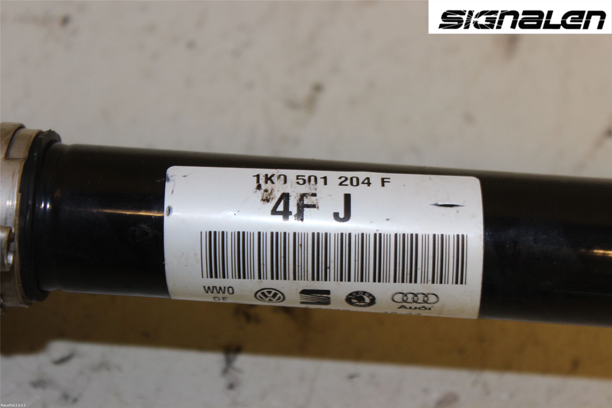 Volkswagen VW TIGUAN 07-16 Drivaxel Bak Höger