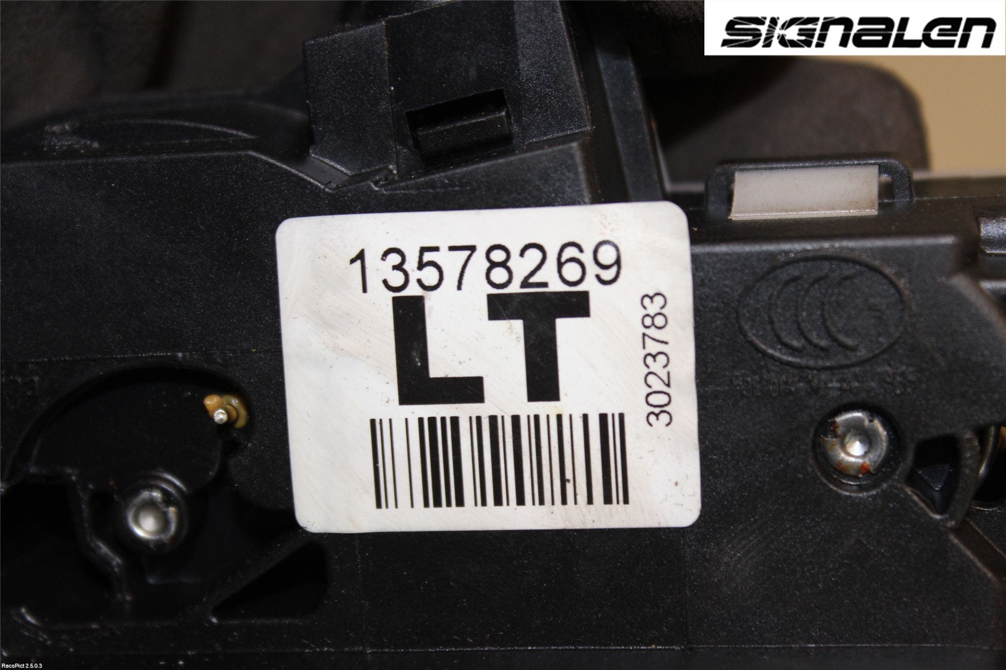 GM CHEVROLET CRUZE Låskista-Dörrlås