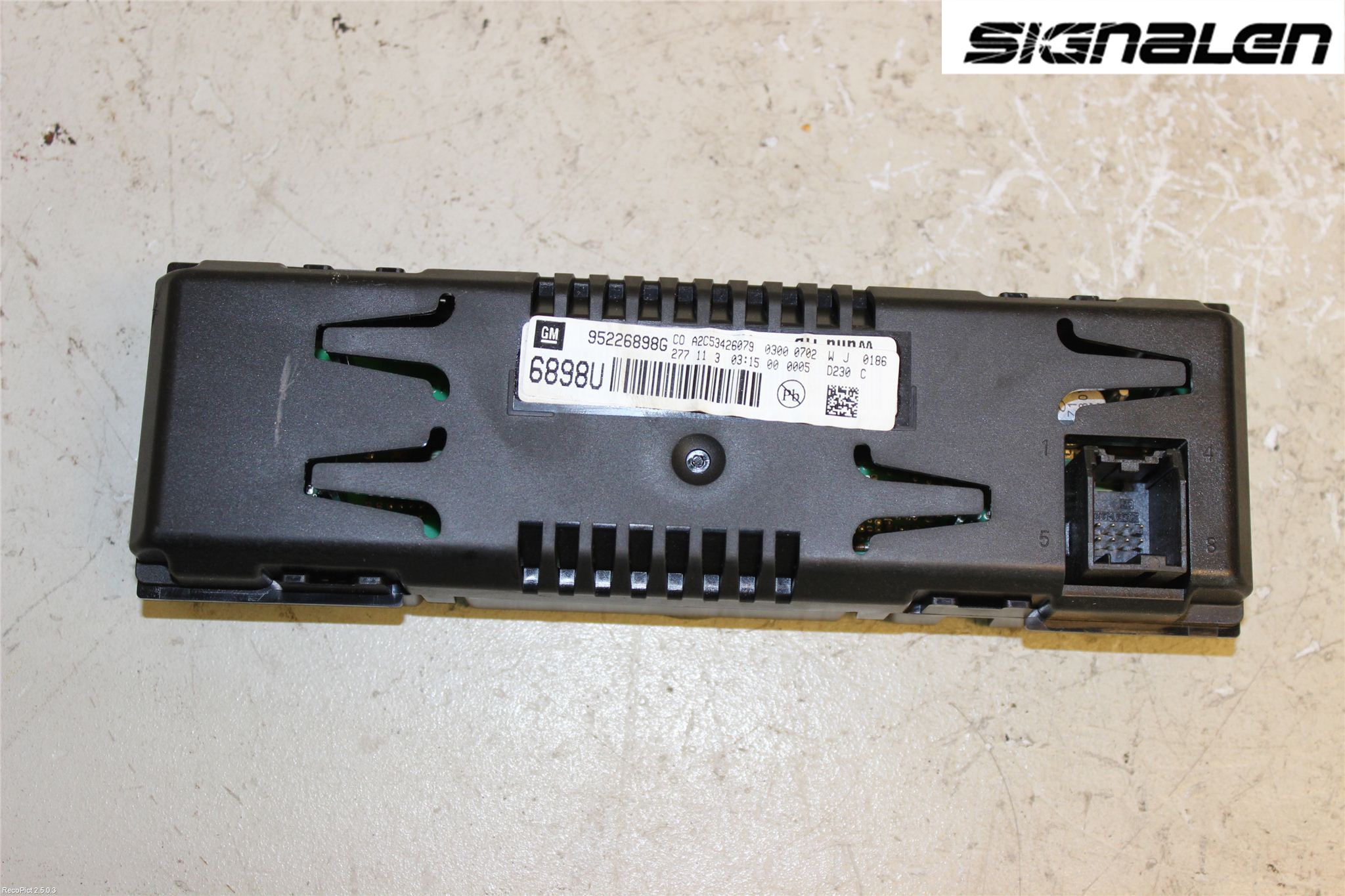 GM CHEVROLET CRUZE Färddator