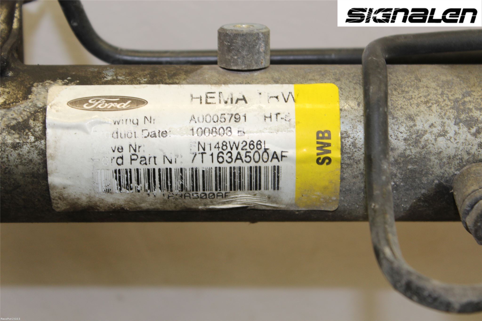 Ford TRANSIT CONNECT 03-08 Styrväxel Servo -Snäcka