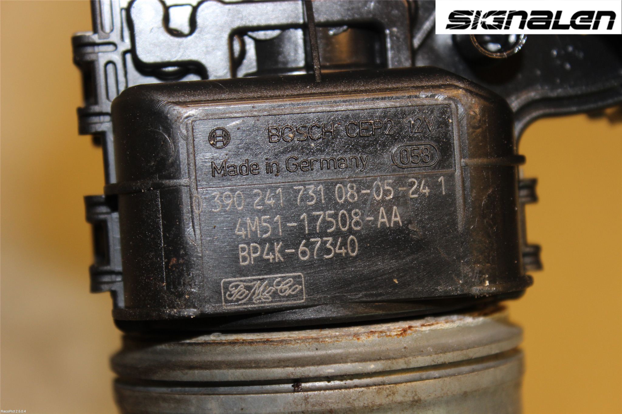Ford FOCUS 08-11 Torkarmotor Vindruta